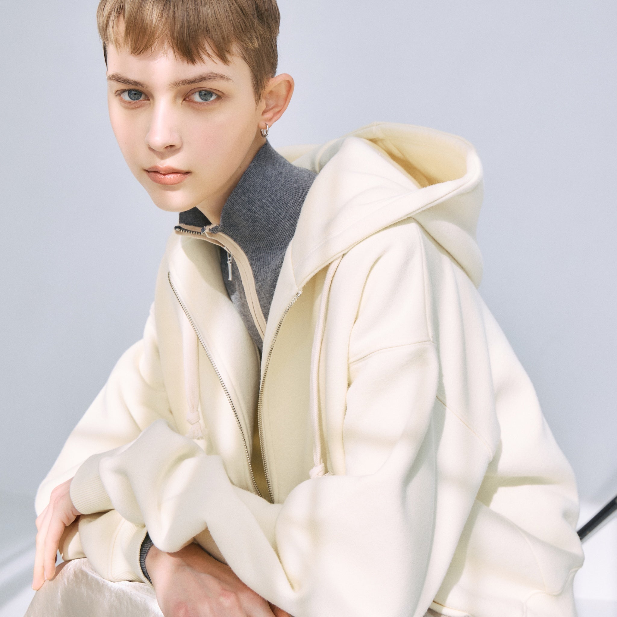 Volume Sweat Zip Hoodie