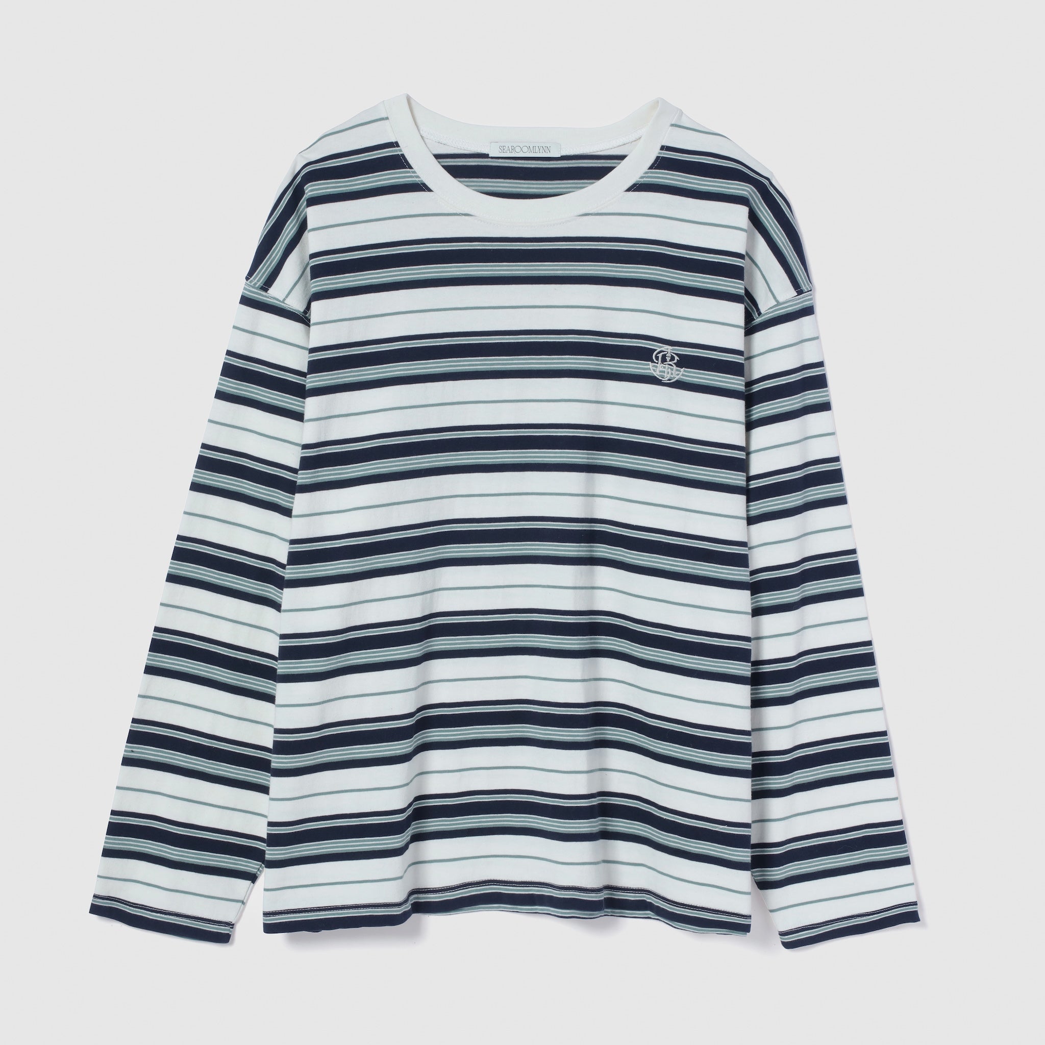 LogoマルチボーダールーズロンT