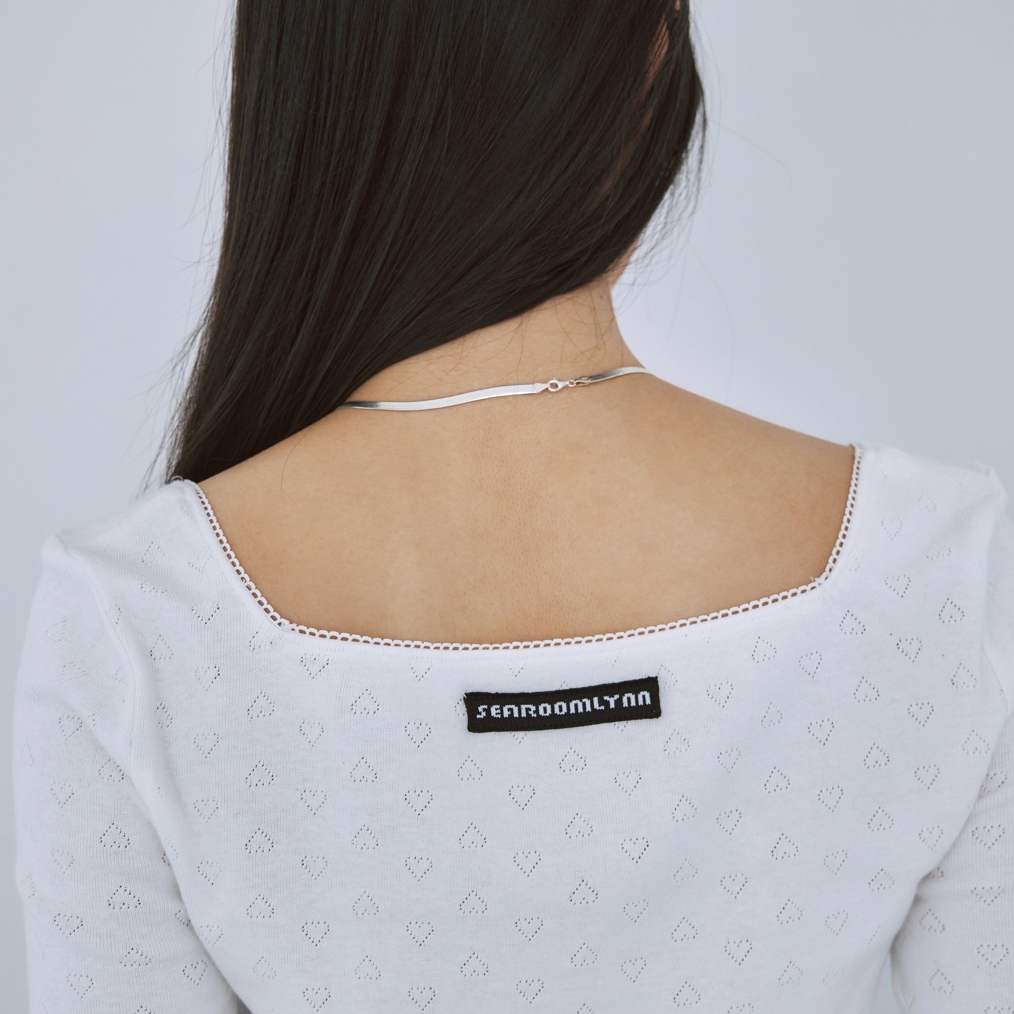 Heartlet square neckトップス