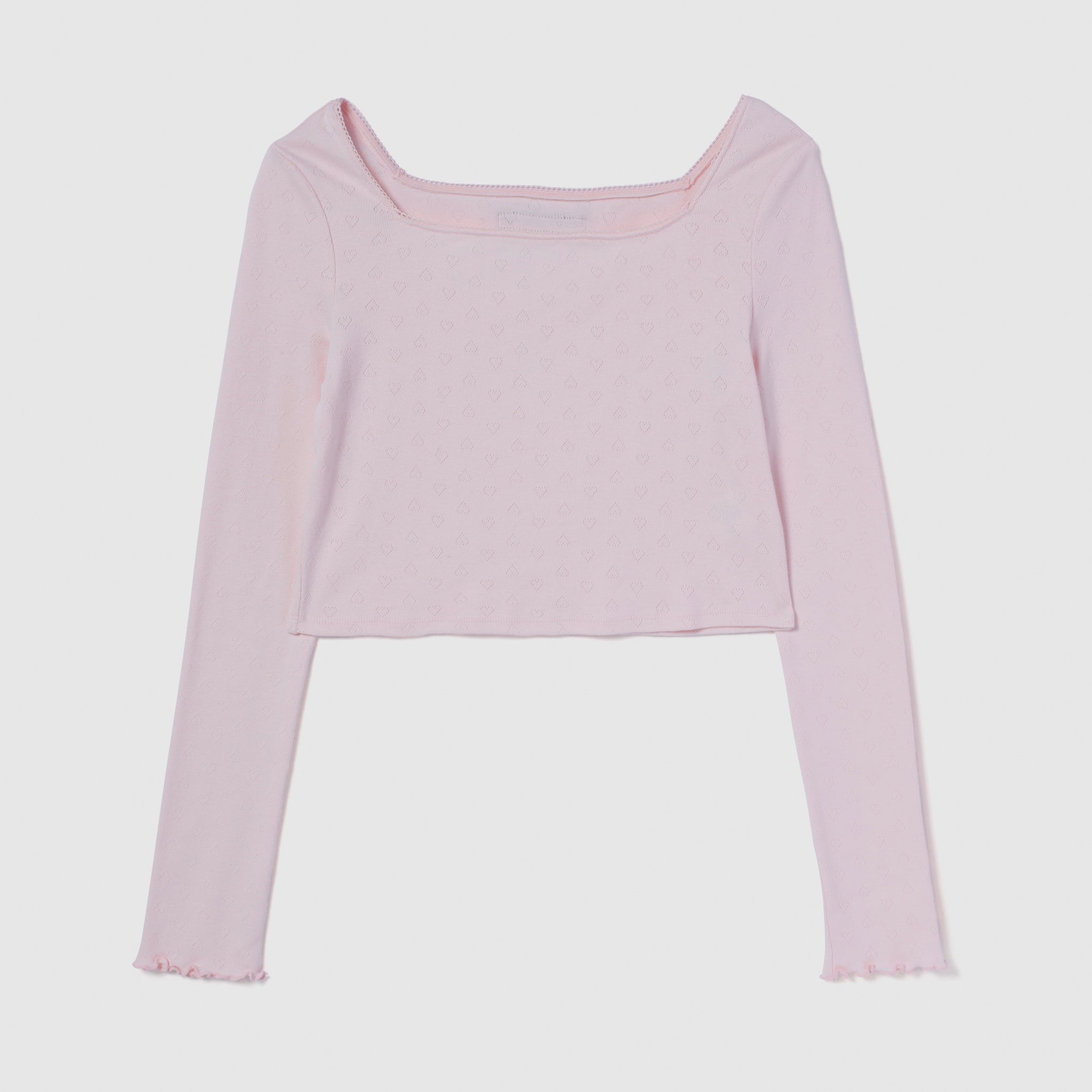 Heartlet square neckトップス