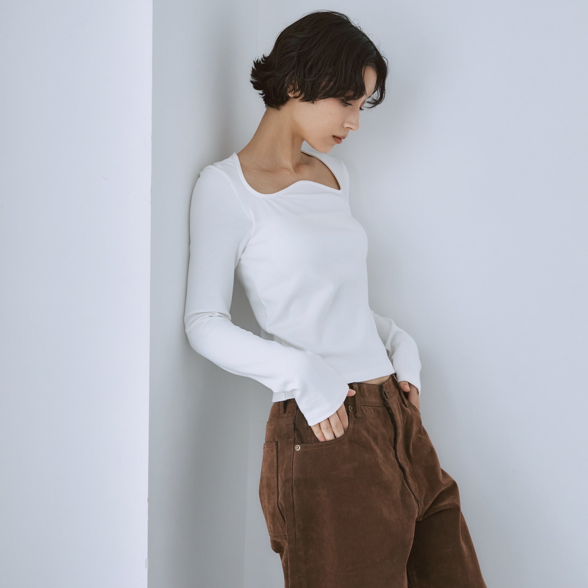 パッドin Mofty Curveトップス