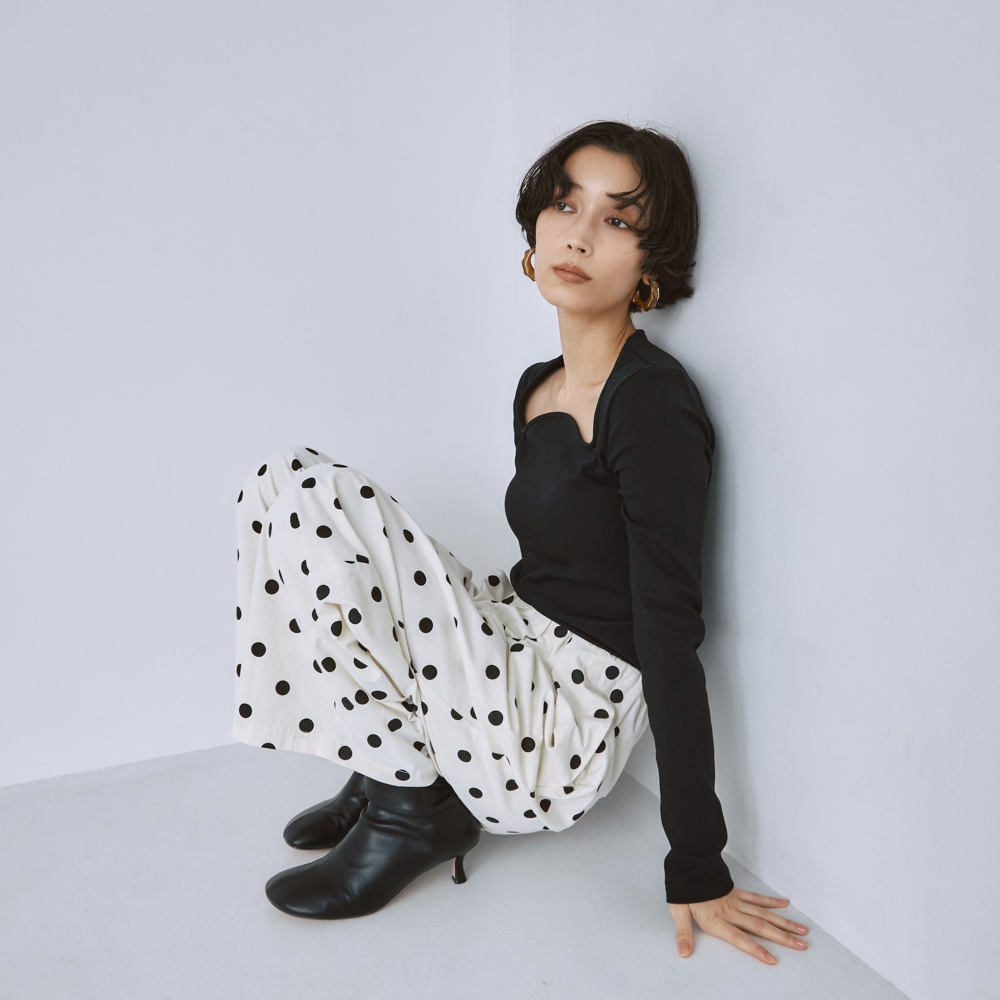 パッドin Mofty Curveトップス