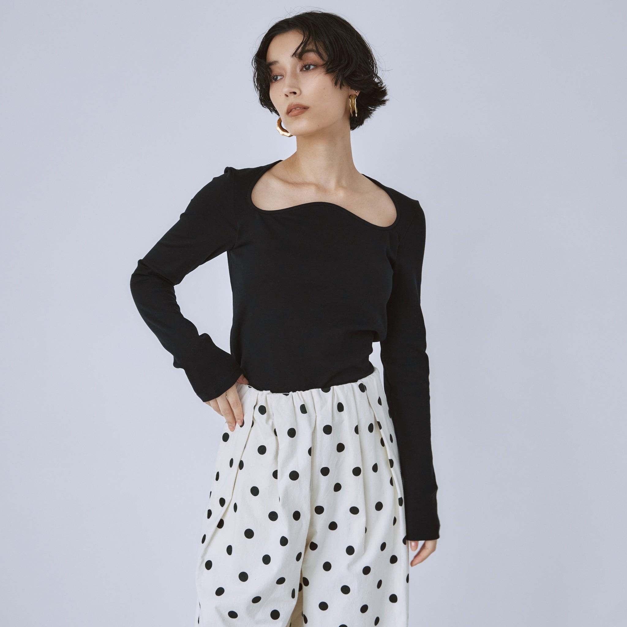 パッドin Mofty Curveトップス