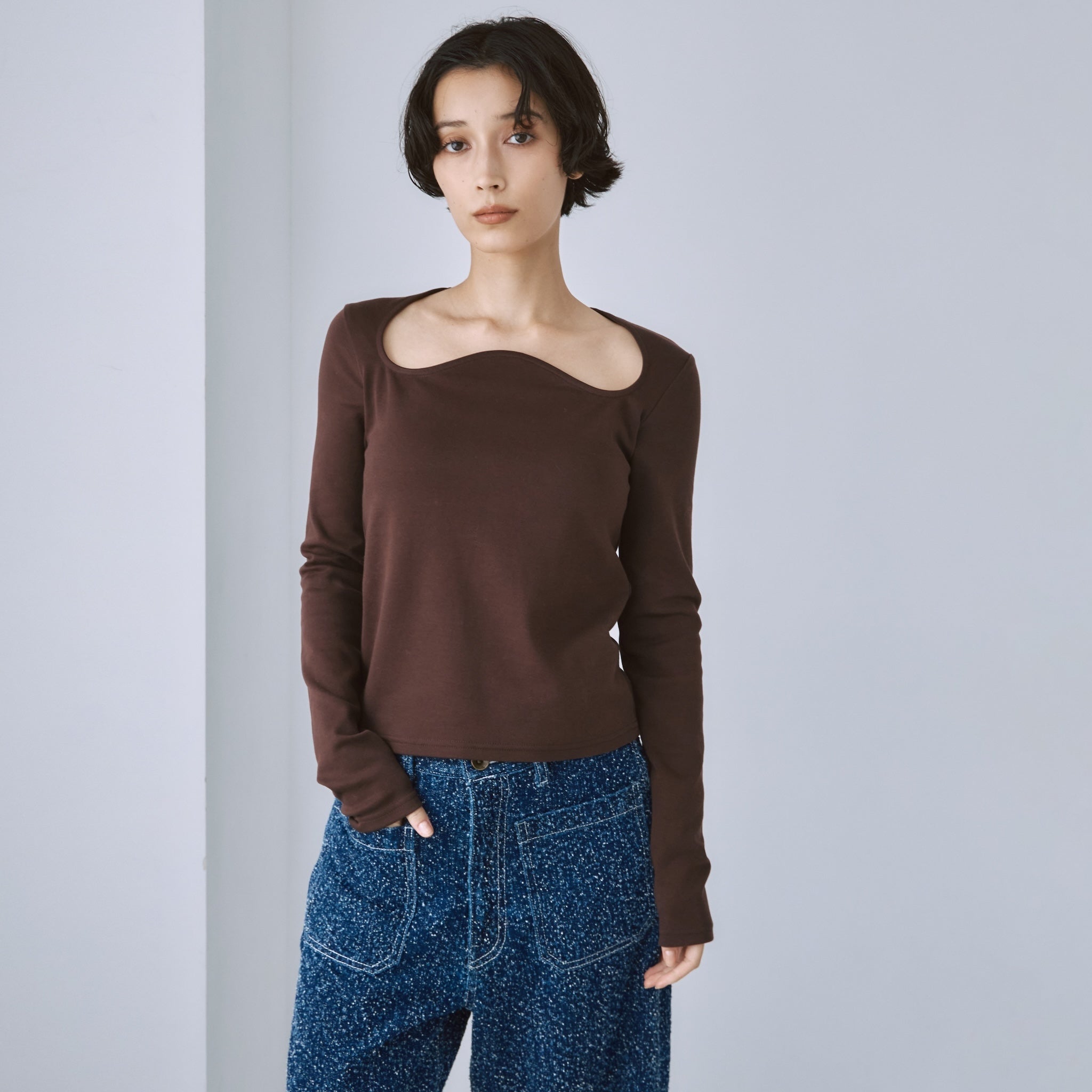 パッドin Mofty Curveトップス