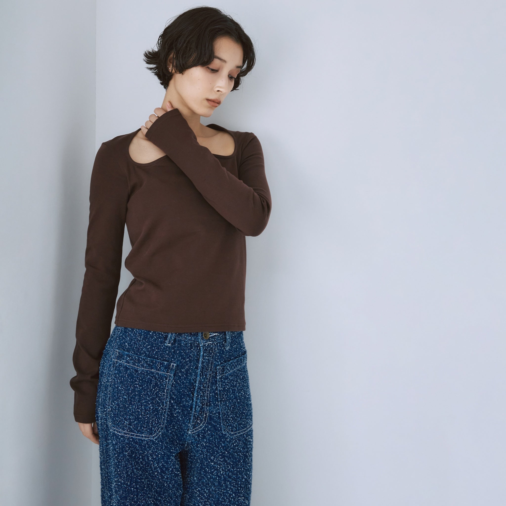 パッドin Mofty Curveトップス