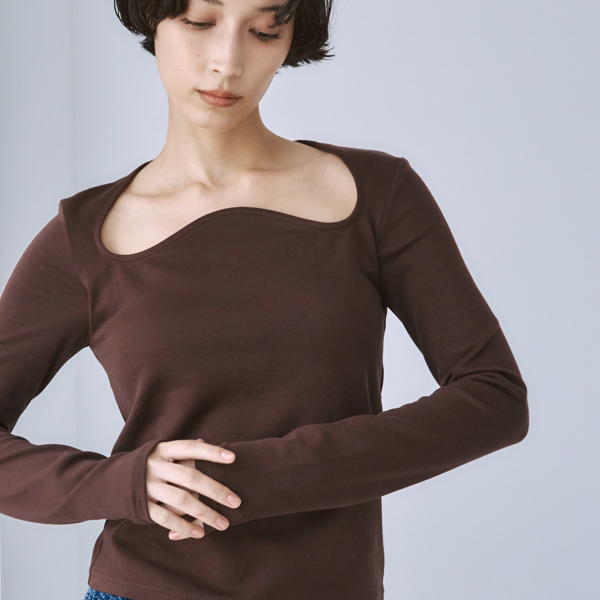 パッドin Mofty Curveトップス