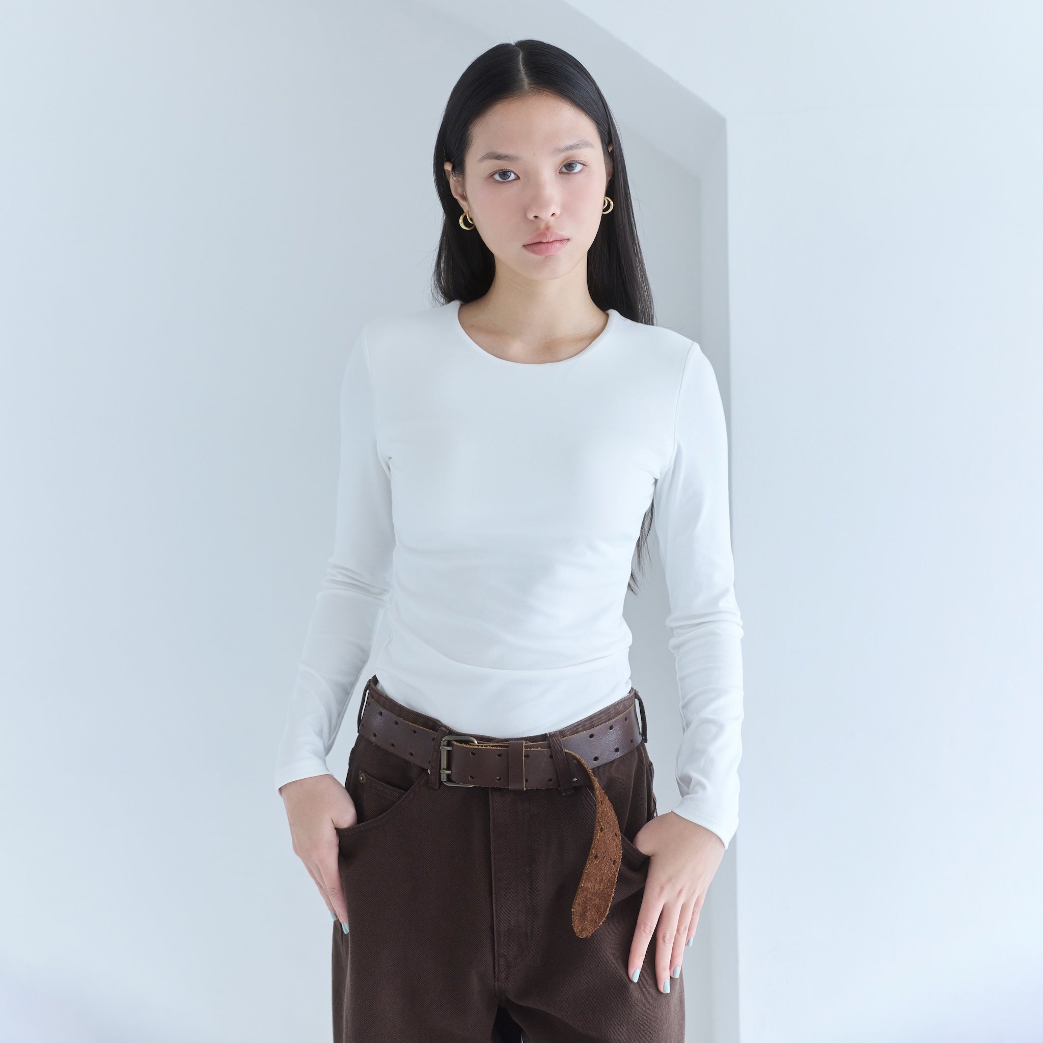 Fit Pad Marshmallow Basic Long Sleeve