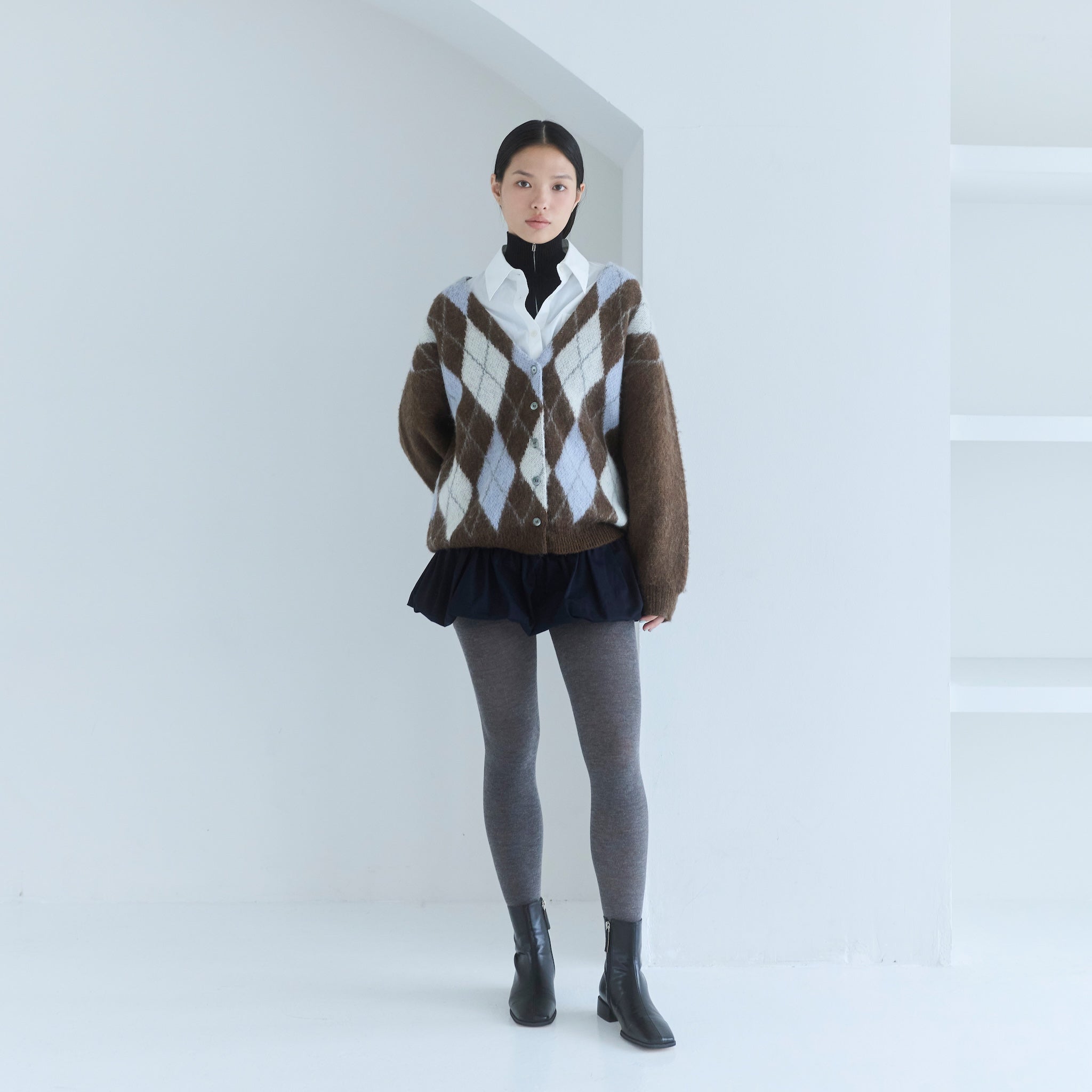 Woolモヘヤカーディガン