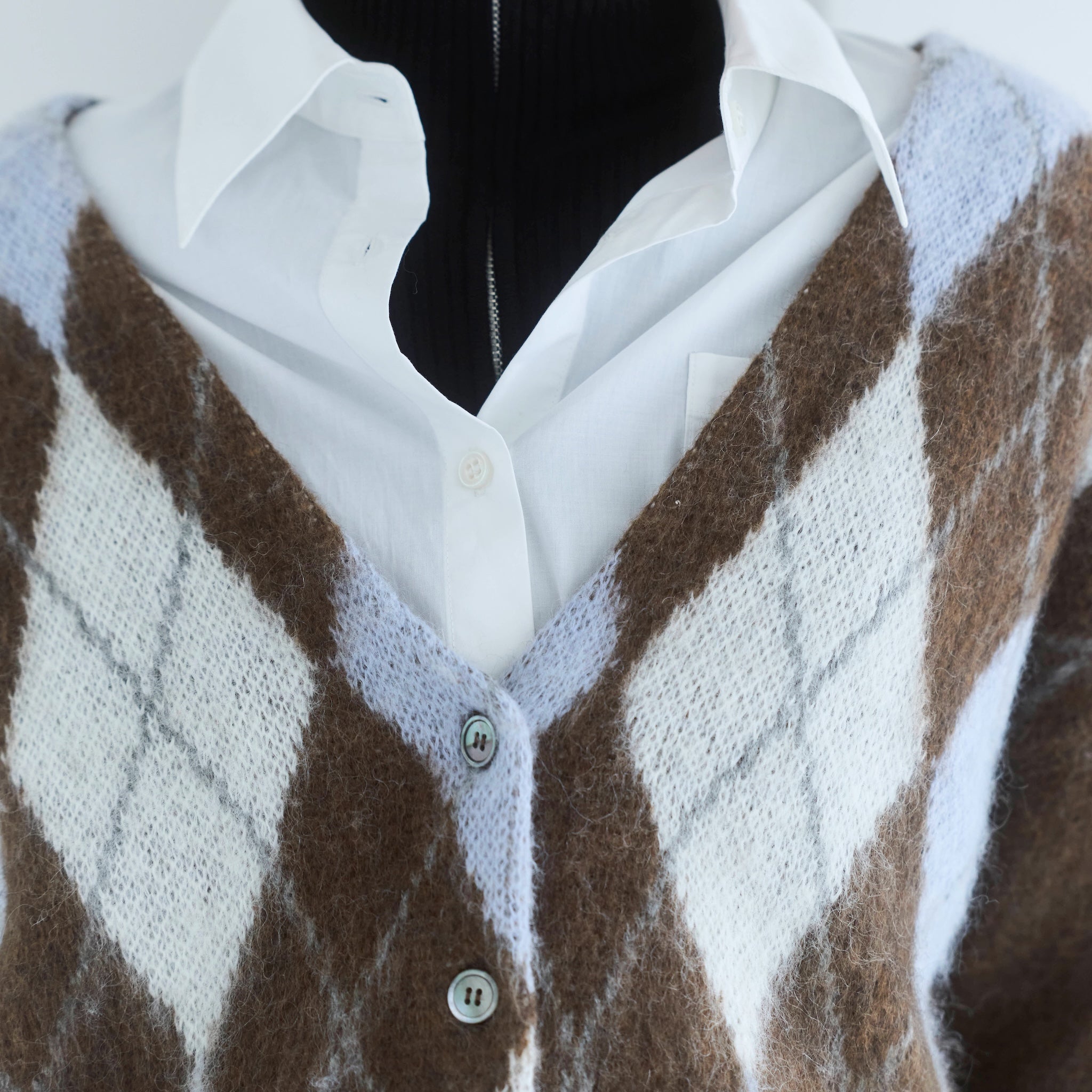 Woolモヘヤカーディガン