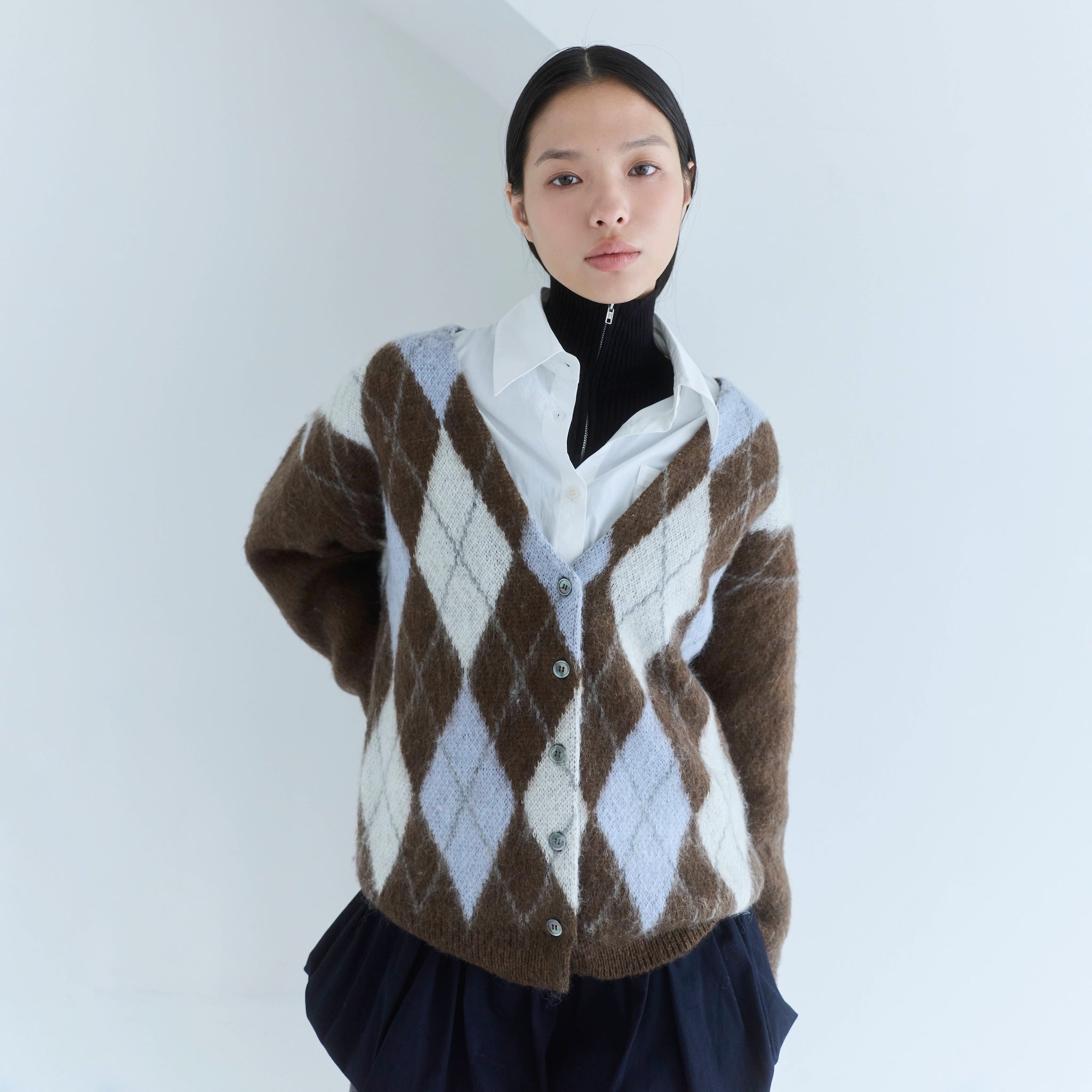 Woolモヘヤカーディガン