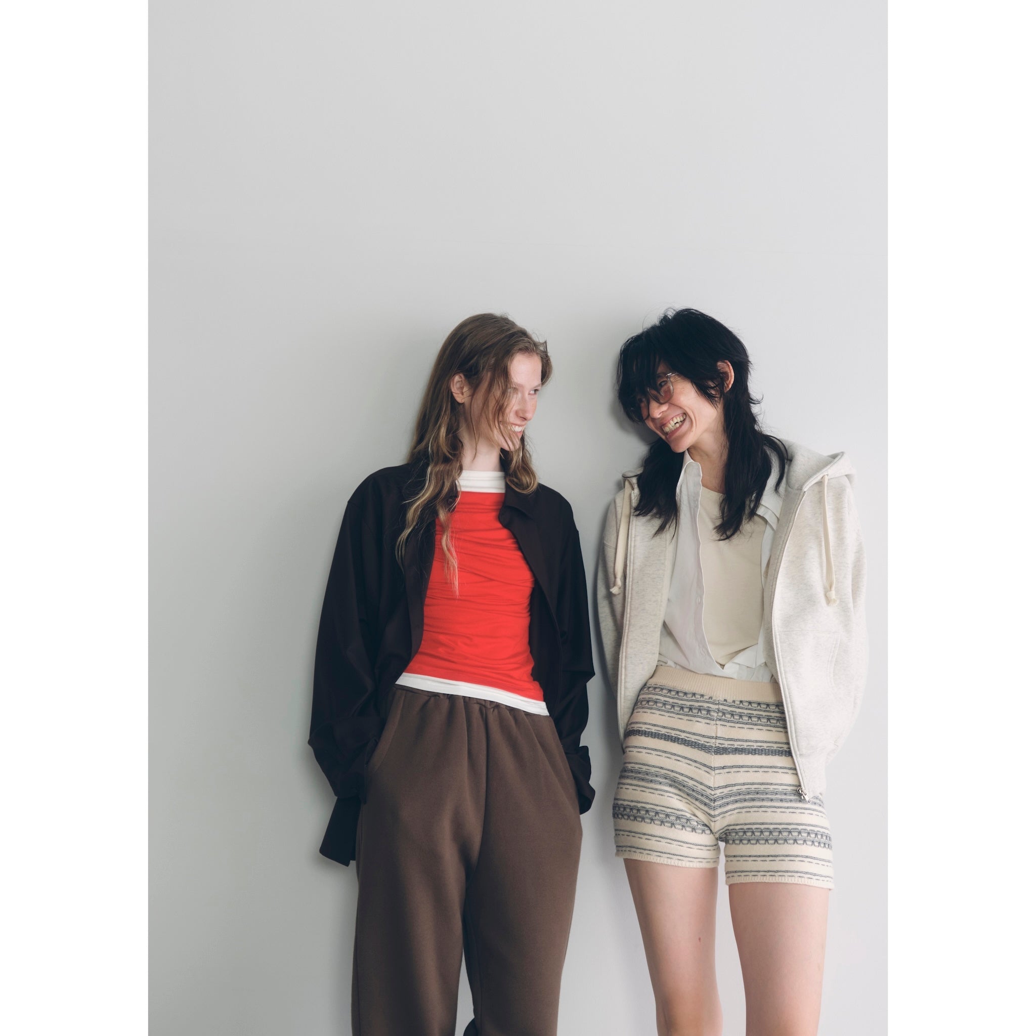 Jacquard knit shorts