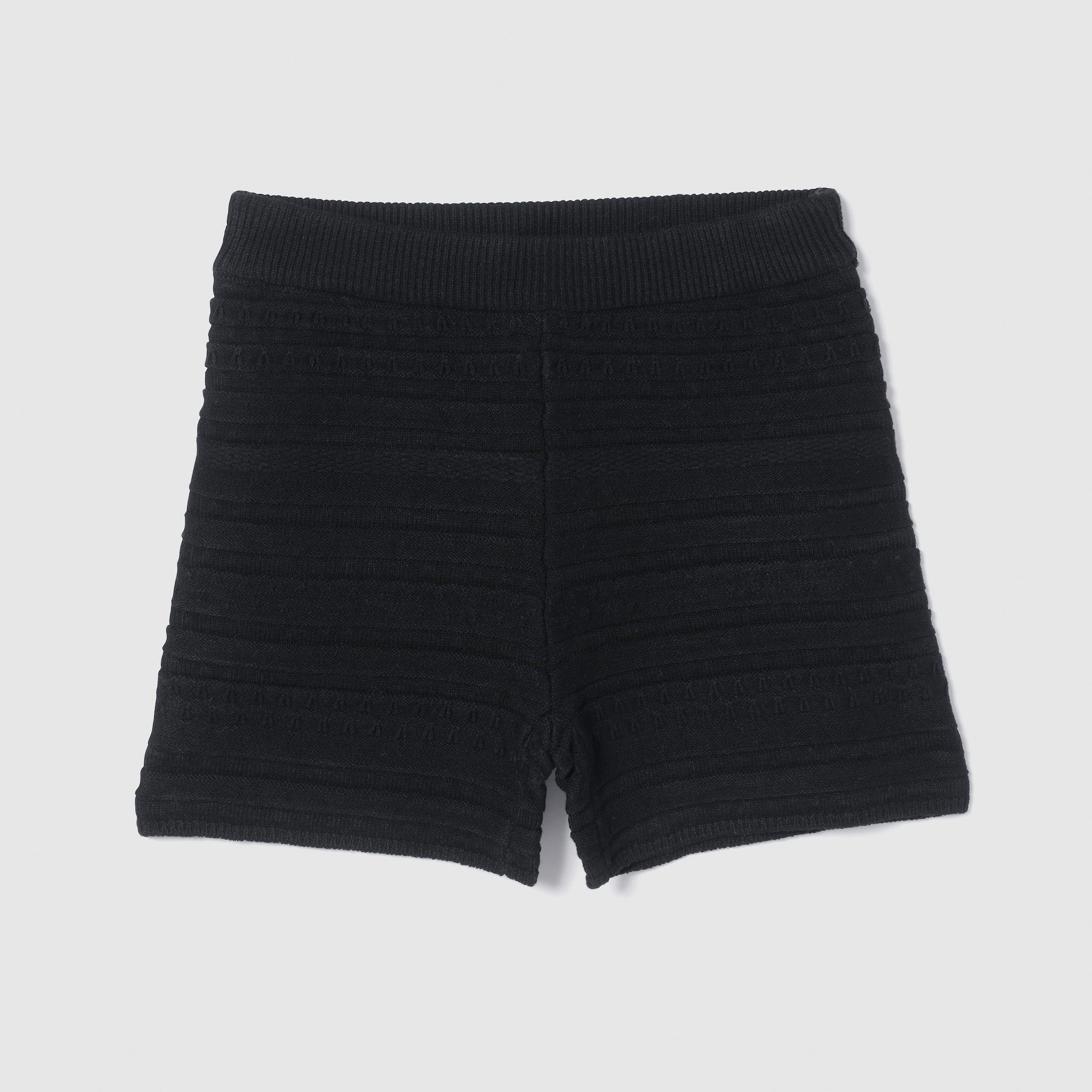 Jacquard knit shorts