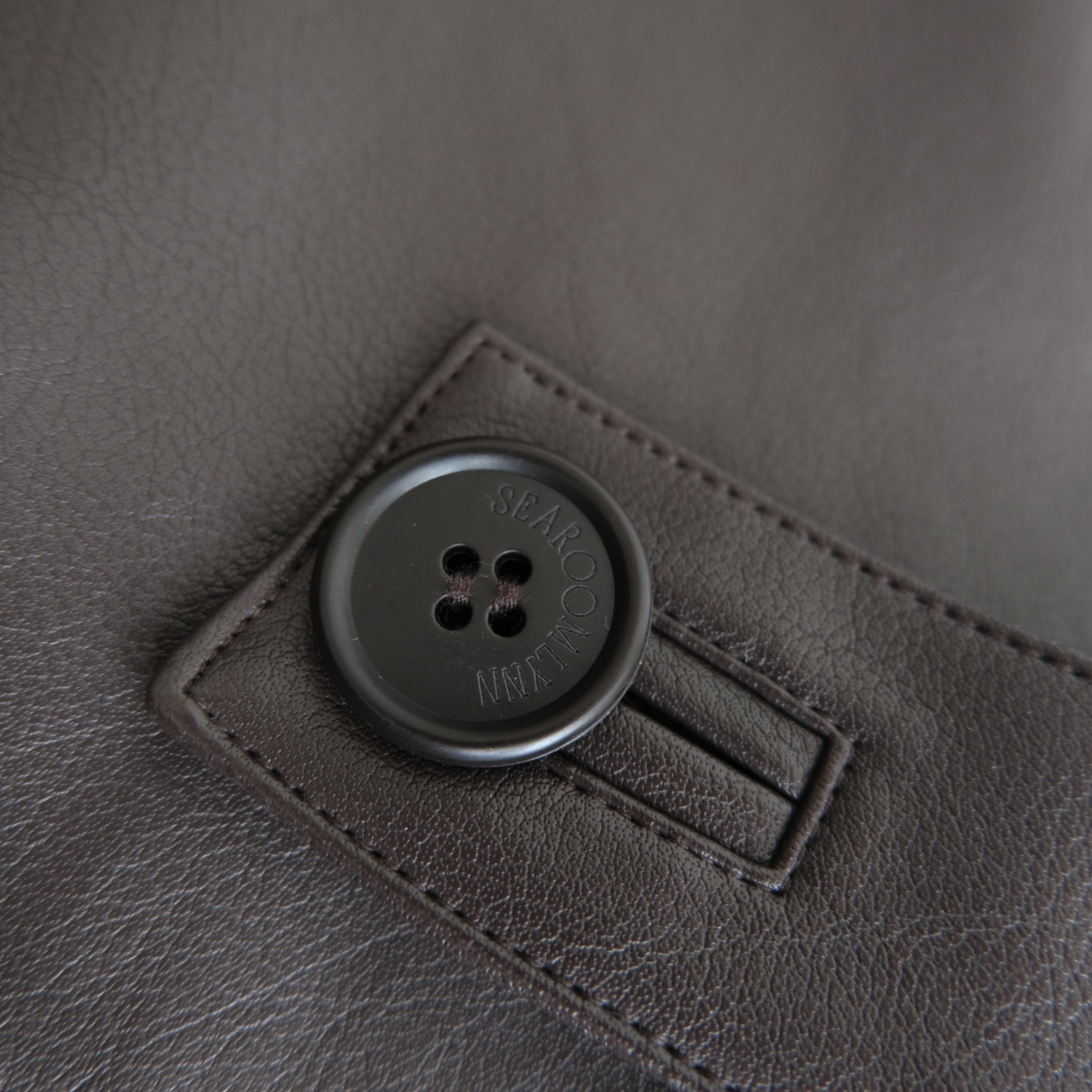 ECOレザーガウンロングコート