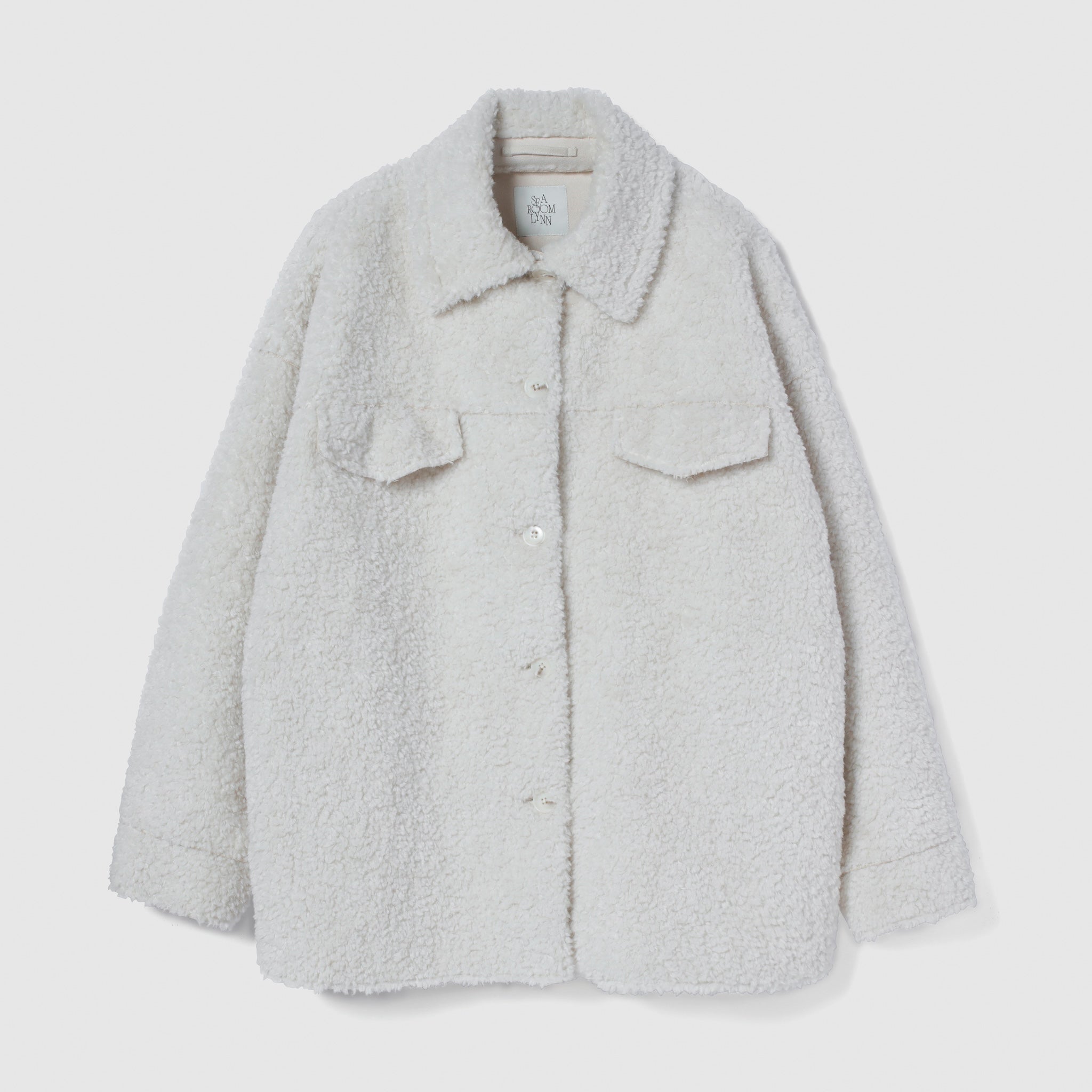 BOAスエードオーバーシャツジャケット