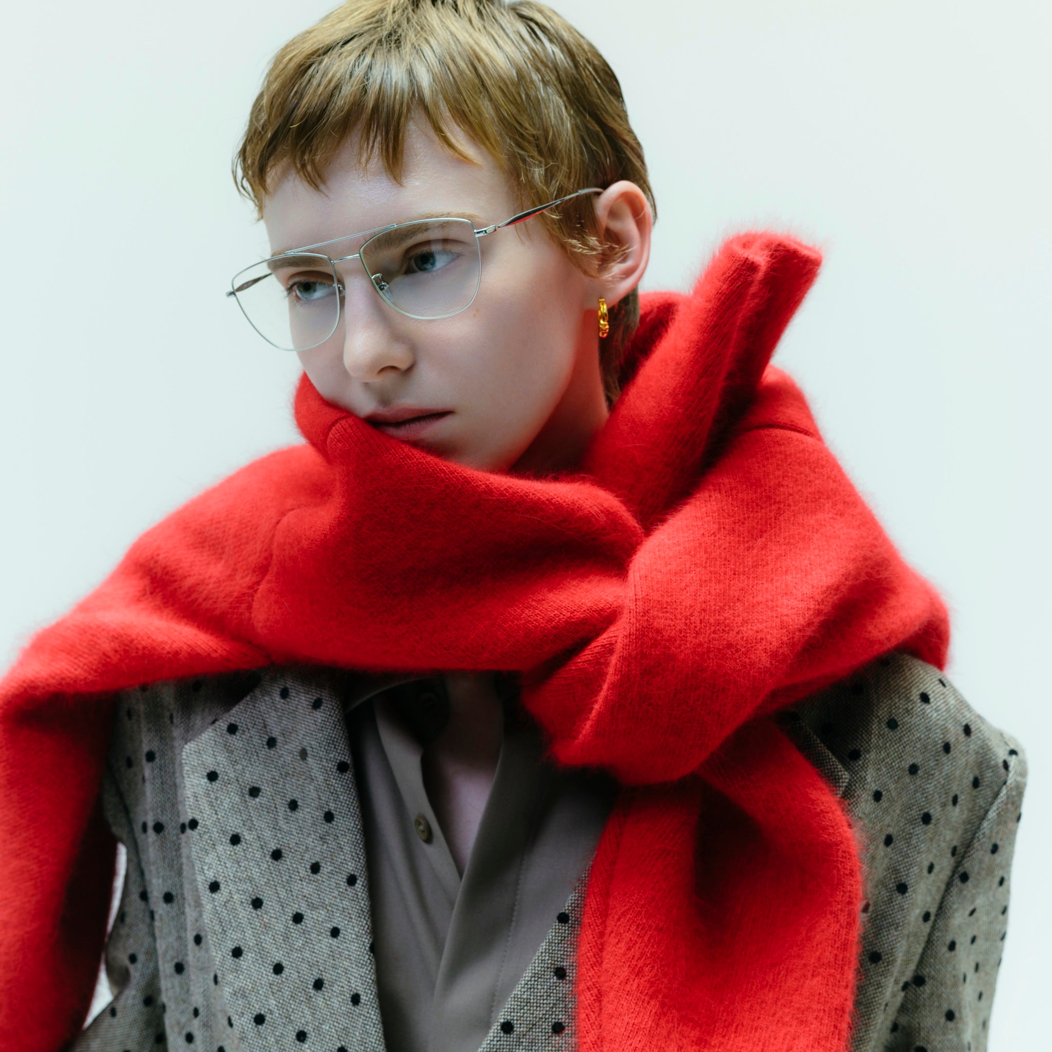 BOYFRIEND Tweedテーラードジャケット