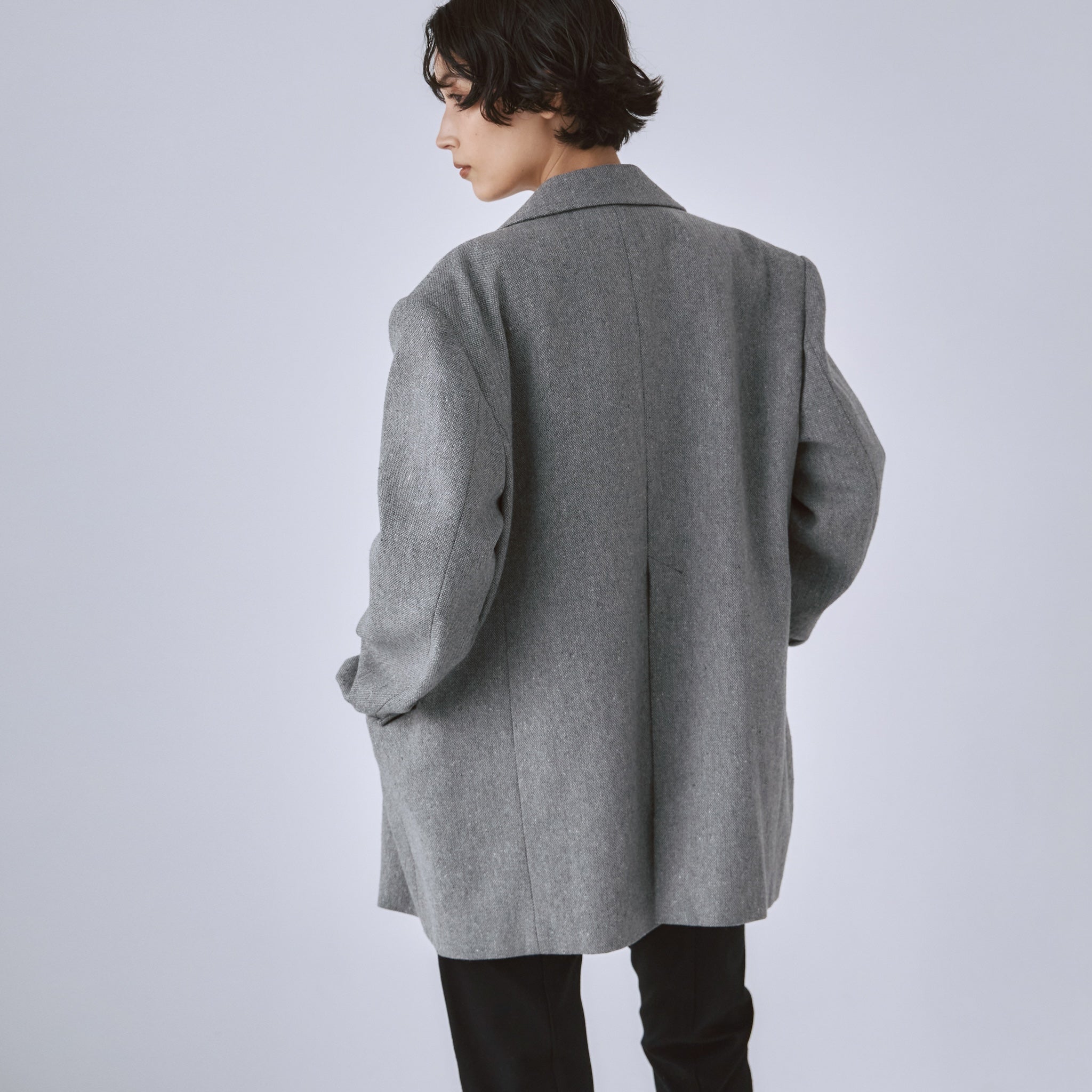 BOYFRIEND Tweedテーラードジャケット