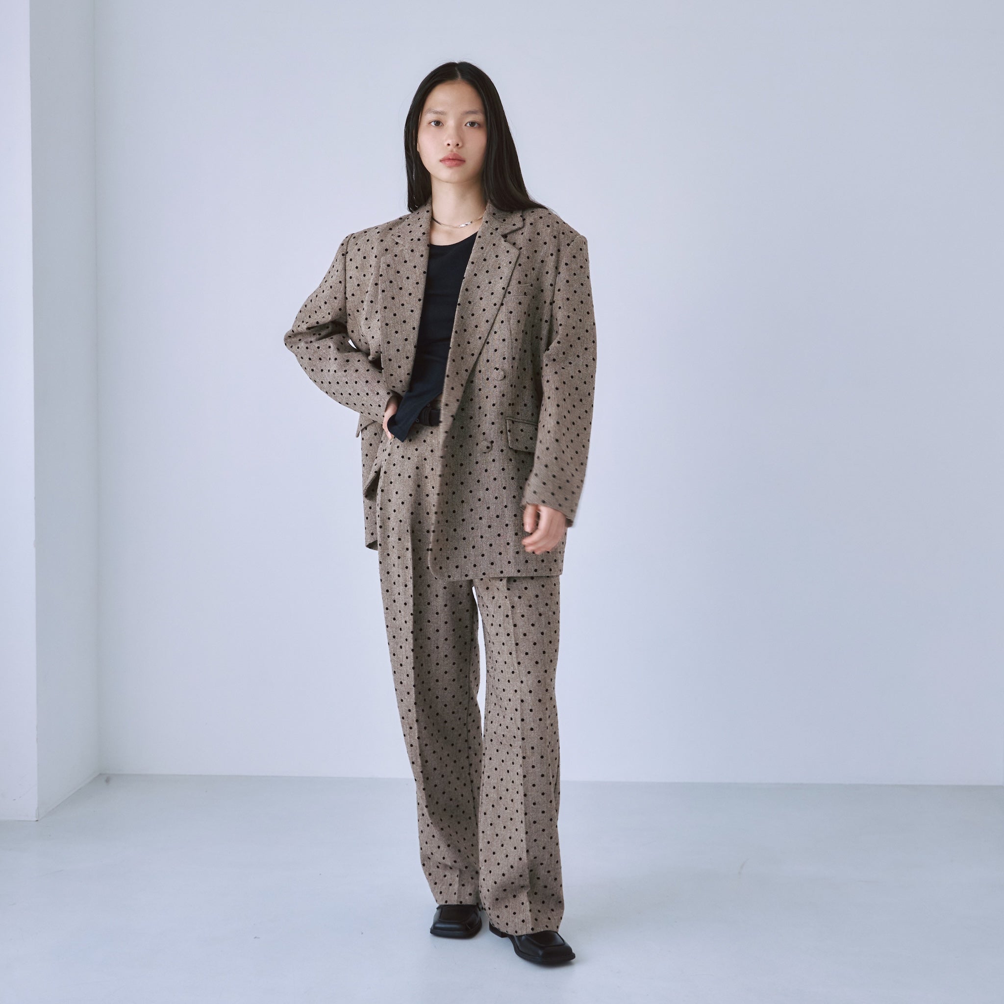 BOYFRIEND Tweedテーラードジャケット