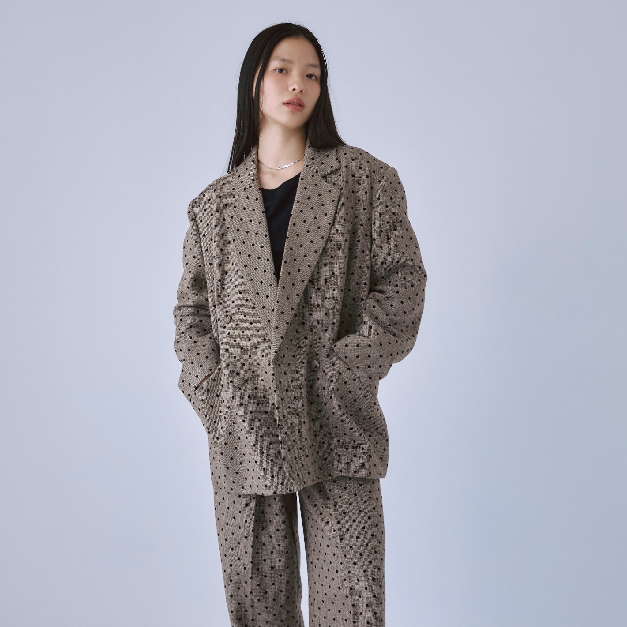 BOYFRIEND Tweedテーラードジャケット