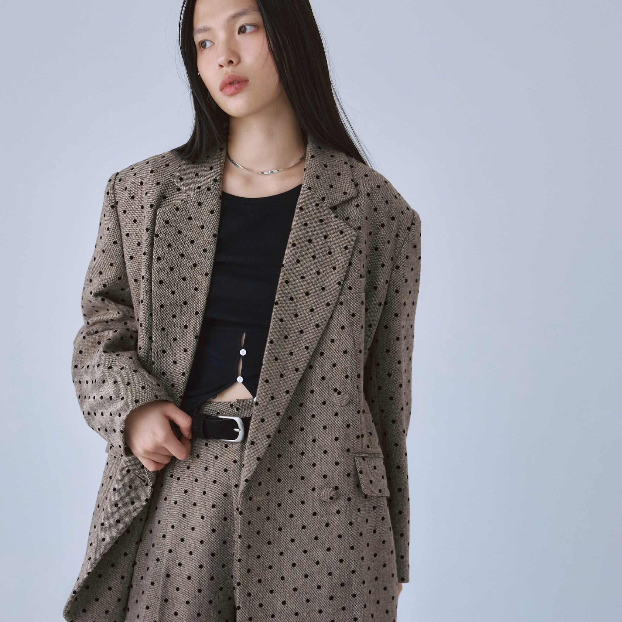 BOYFRIEND Tweedテーラードジャケット