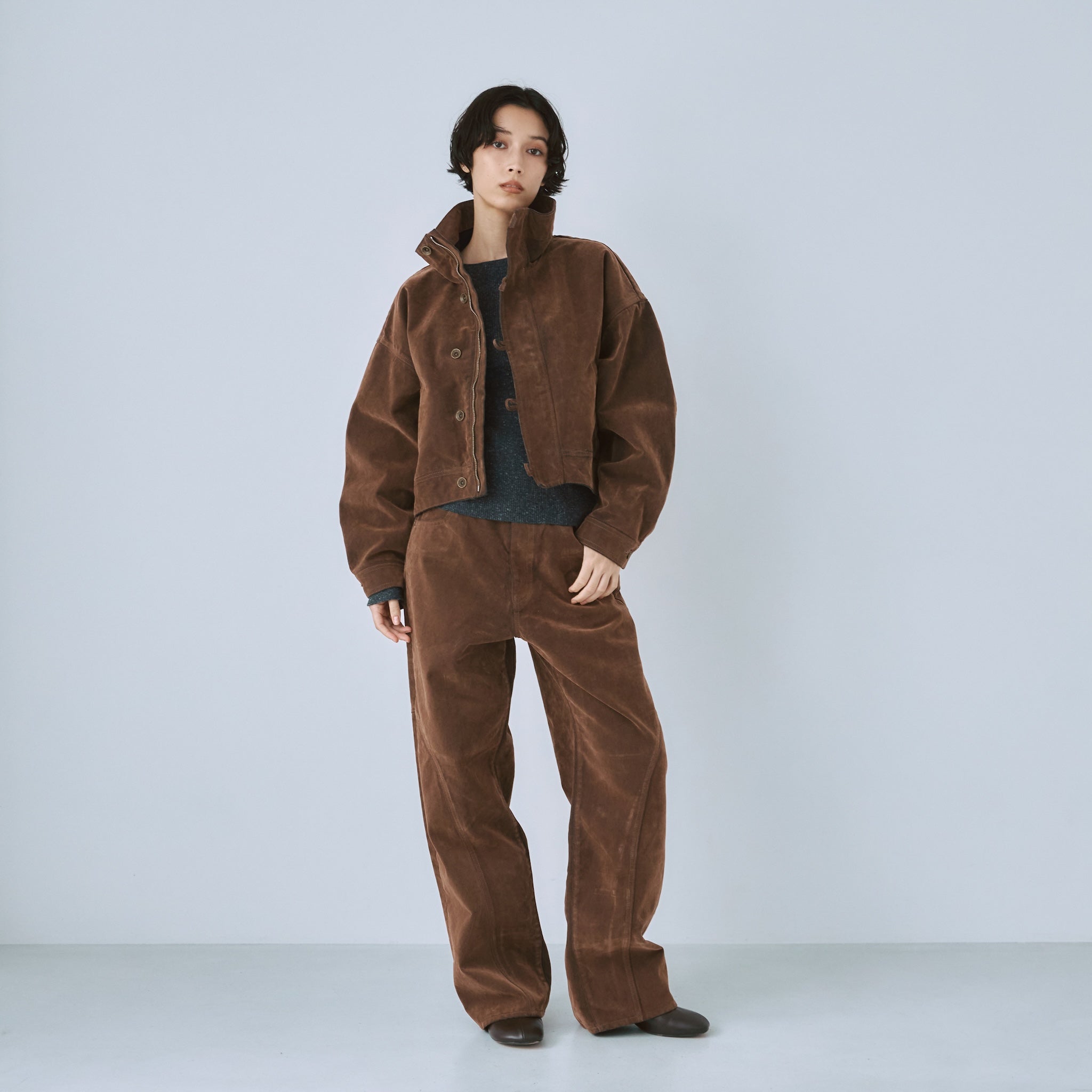 Multi Denimスタンドカラージャケット