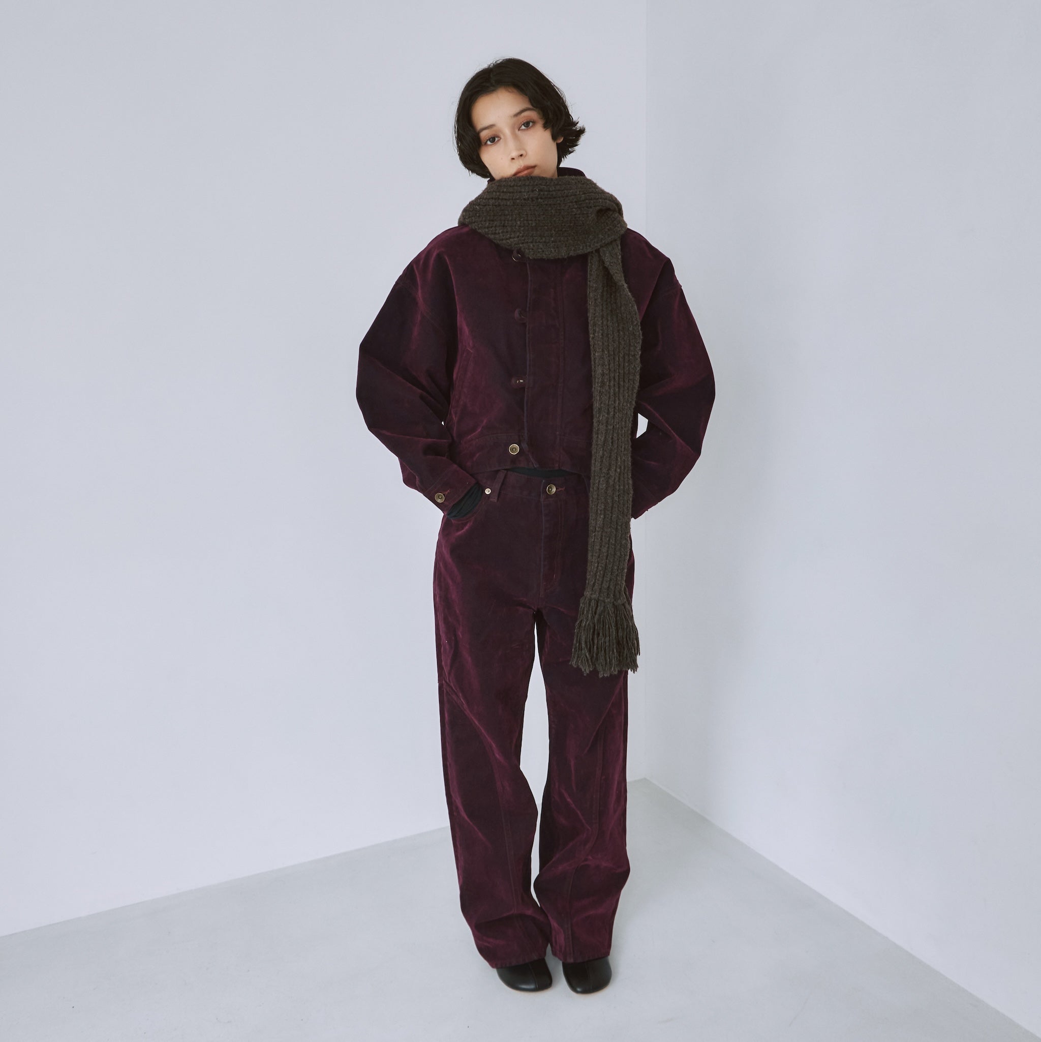 Multi Denimスタンドカラージャケット