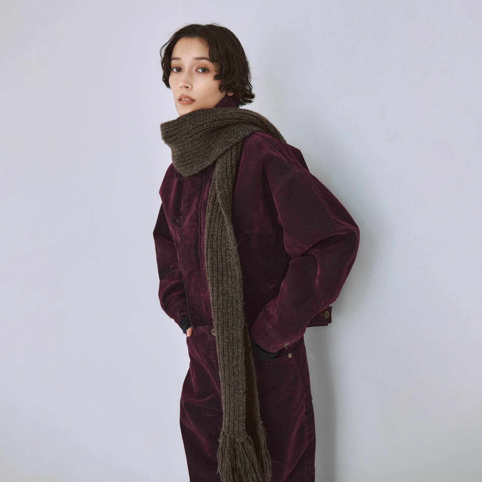 Multi Denimスタンドカラージャケット