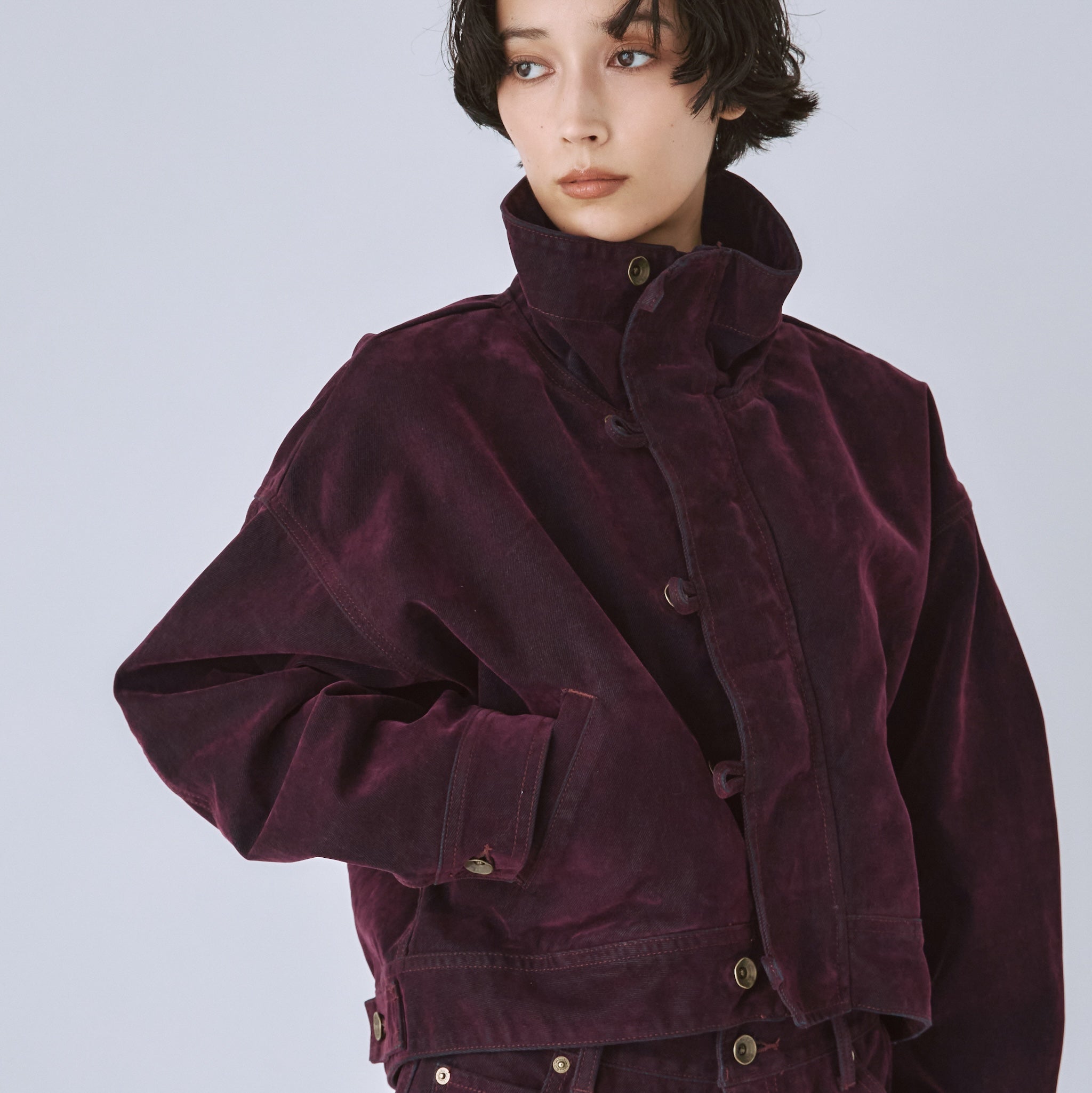 Multi Denimスタンドカラージャケット