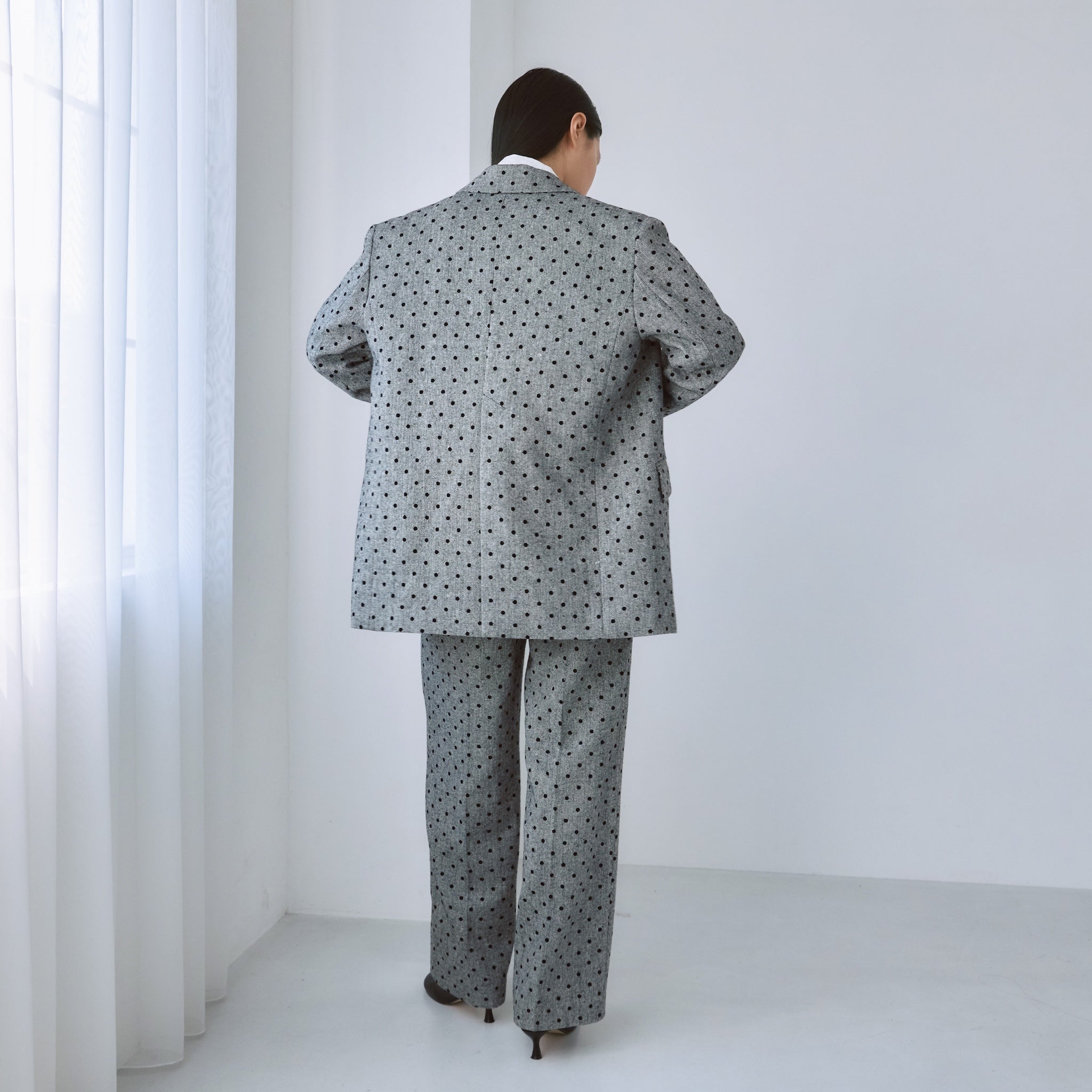 Tweed 2tuckスラックス