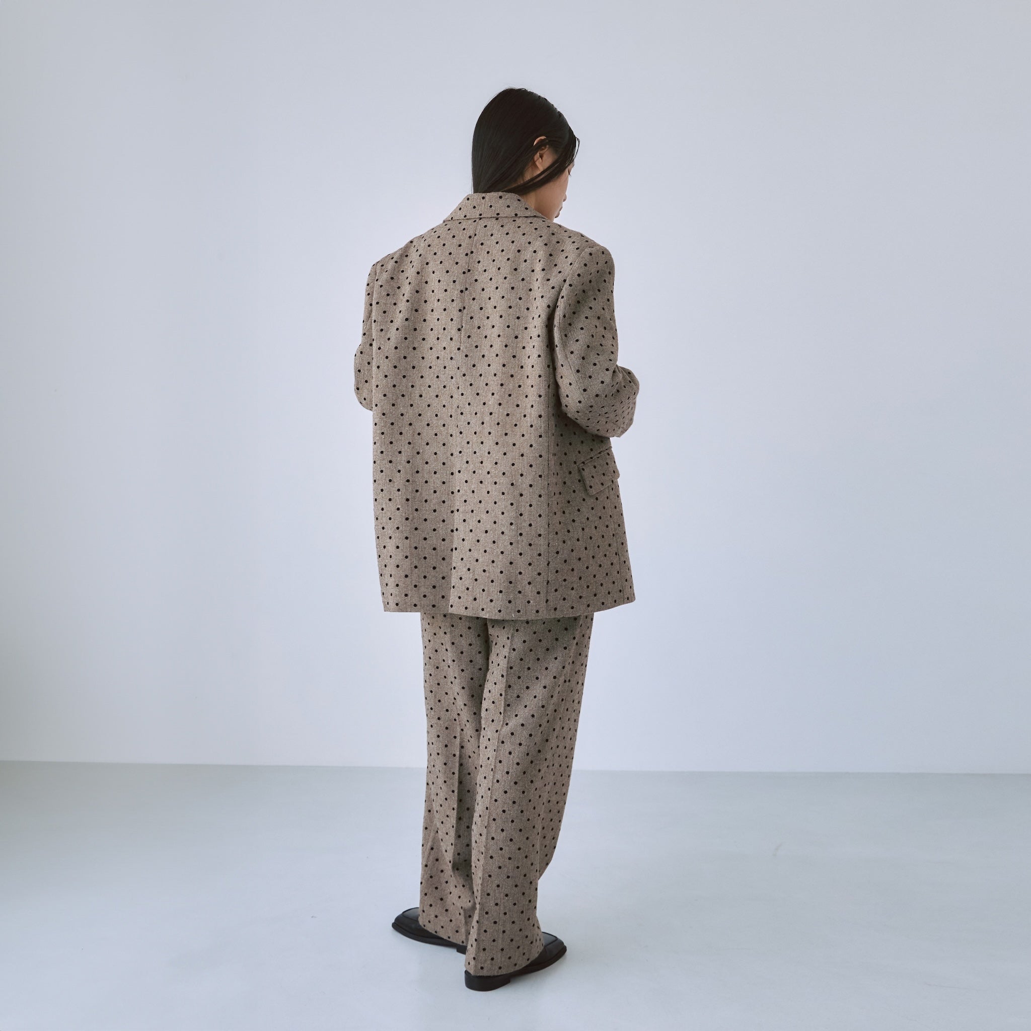 Tweed 2tuckスラックス