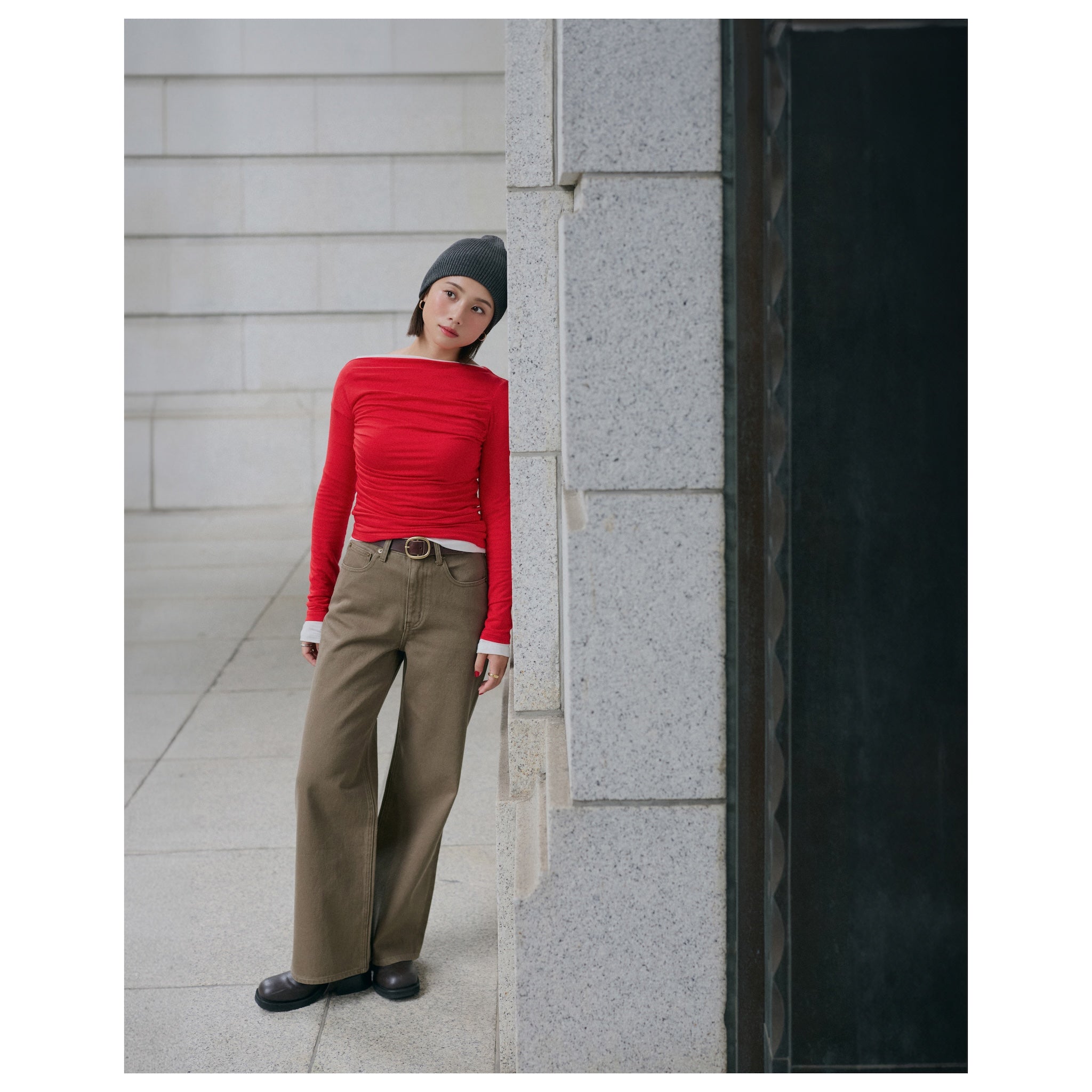 Collab High Waist Straight SRN02