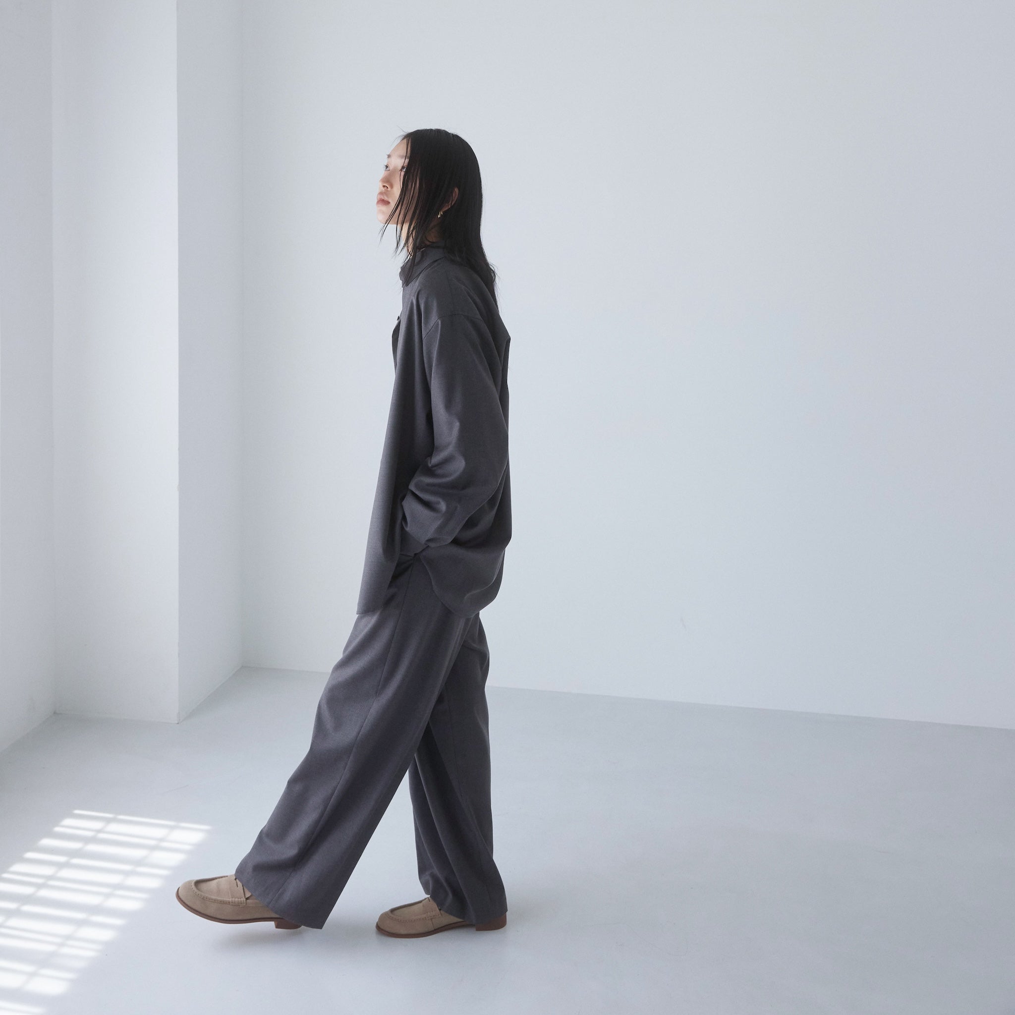 クリアーツイルwide waistスラックス