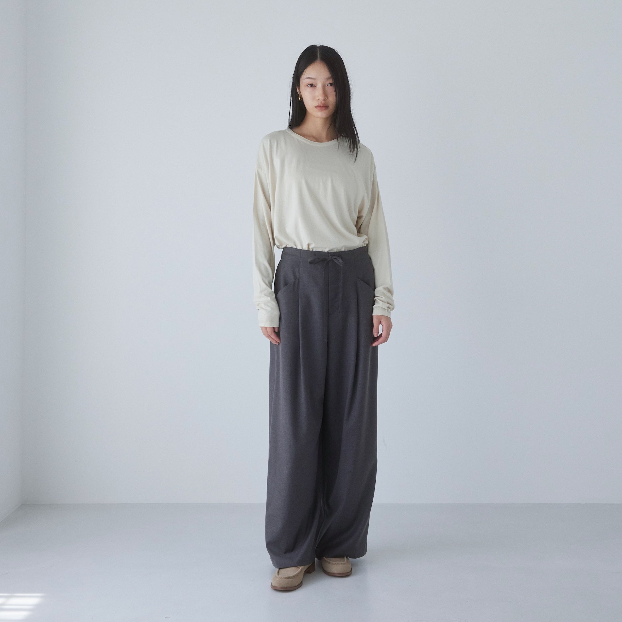 クリアーツイルwide waistスラックス