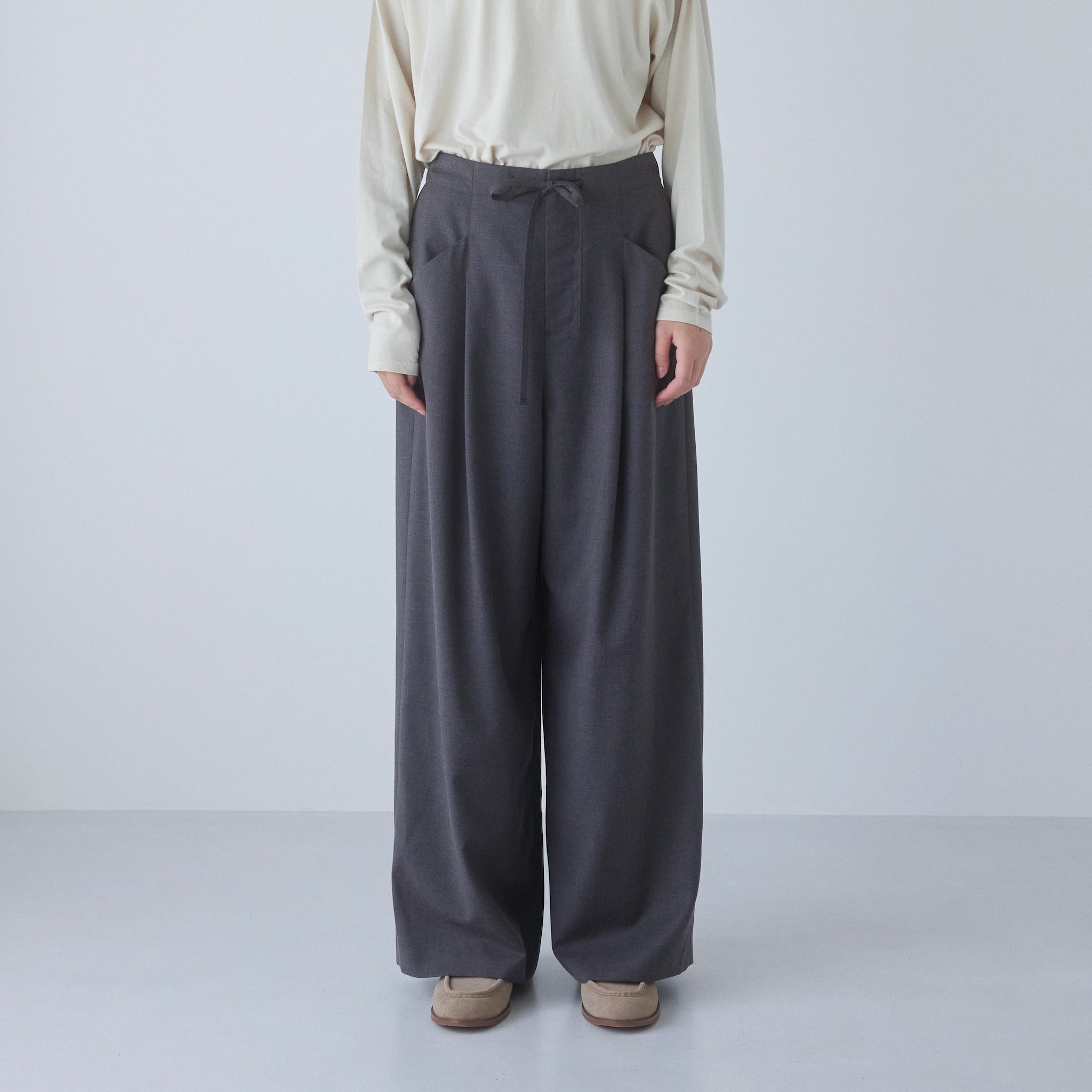 クリアーツイルwide waistスラックス