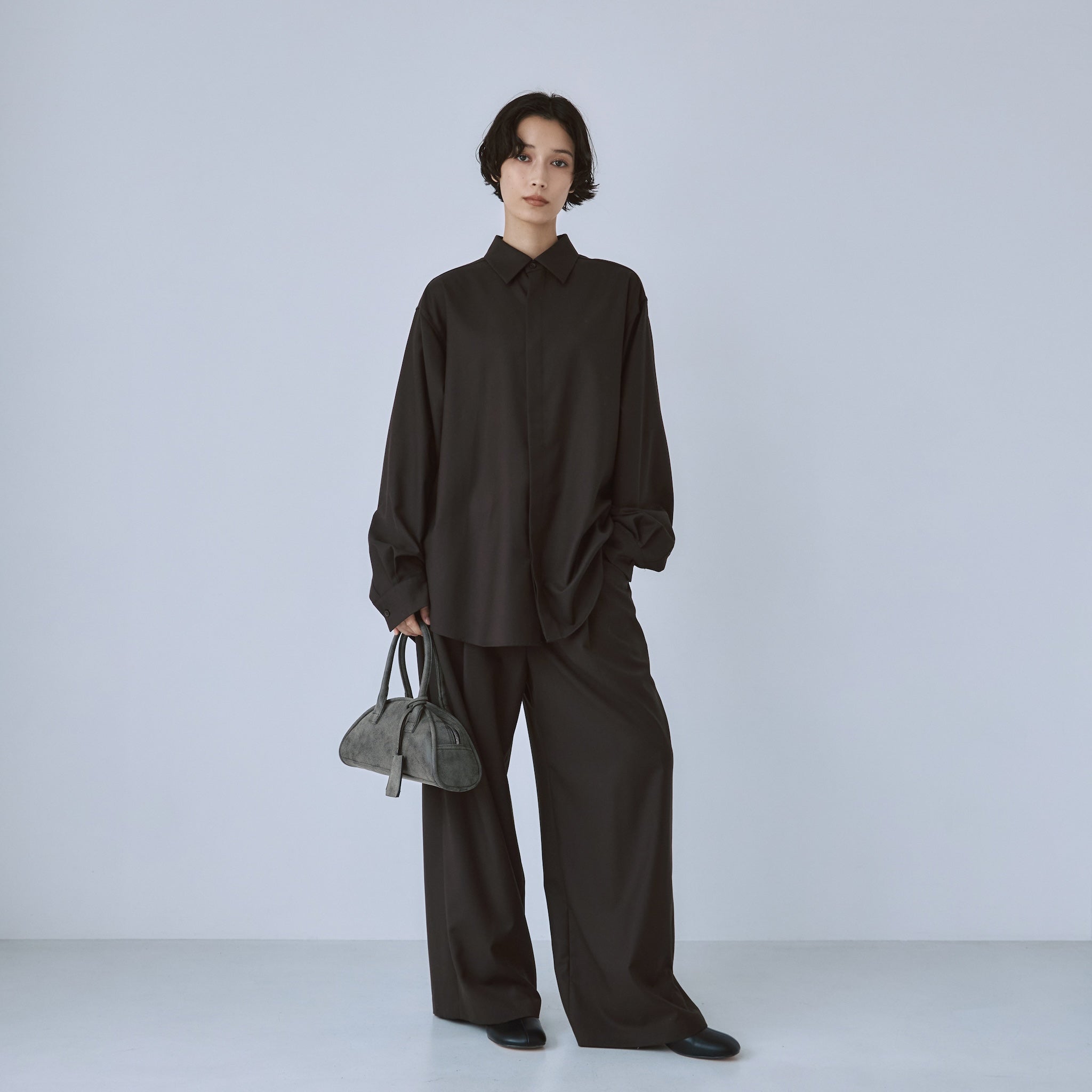 クリアーツイルwide waistスラックス