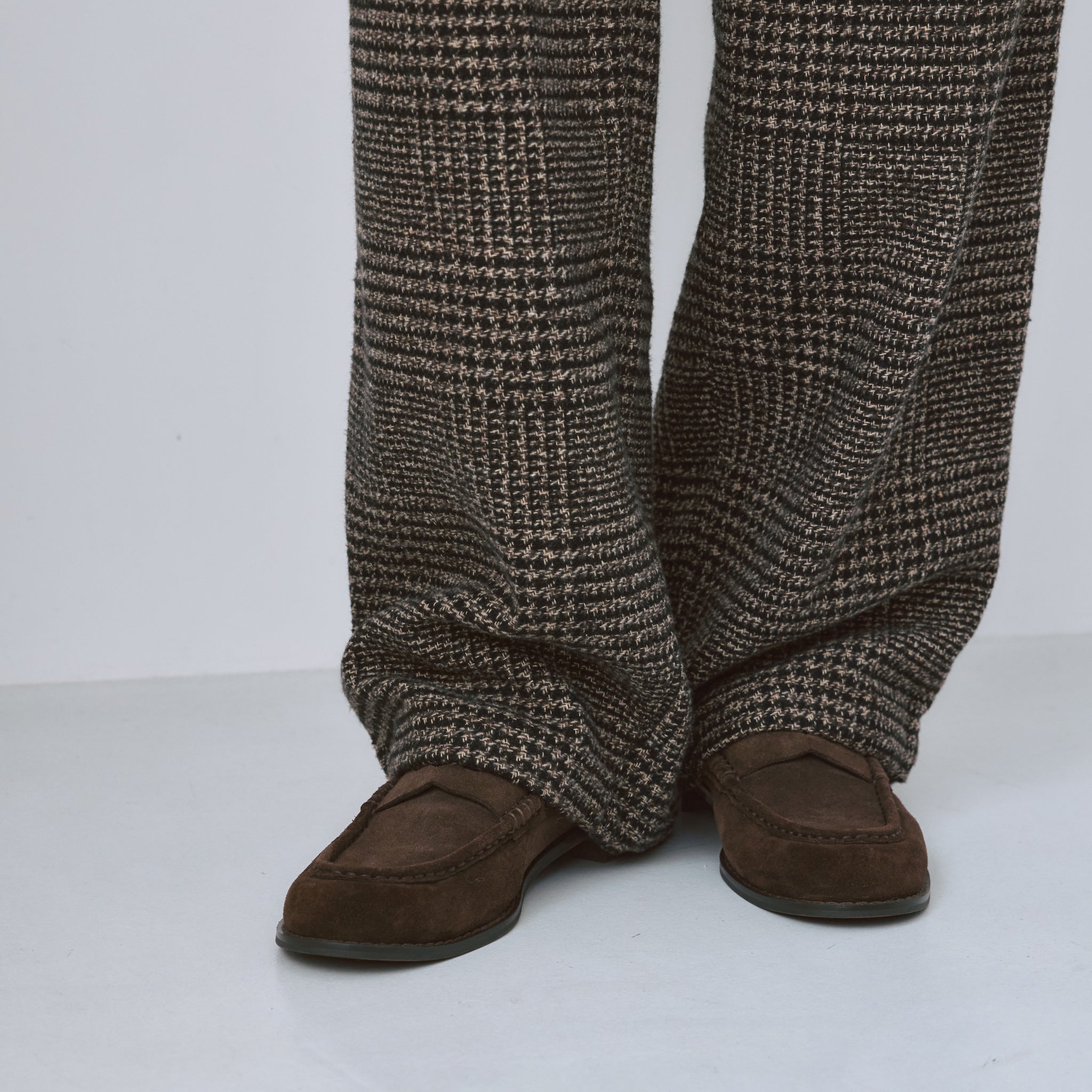 PLAINスエードローファー