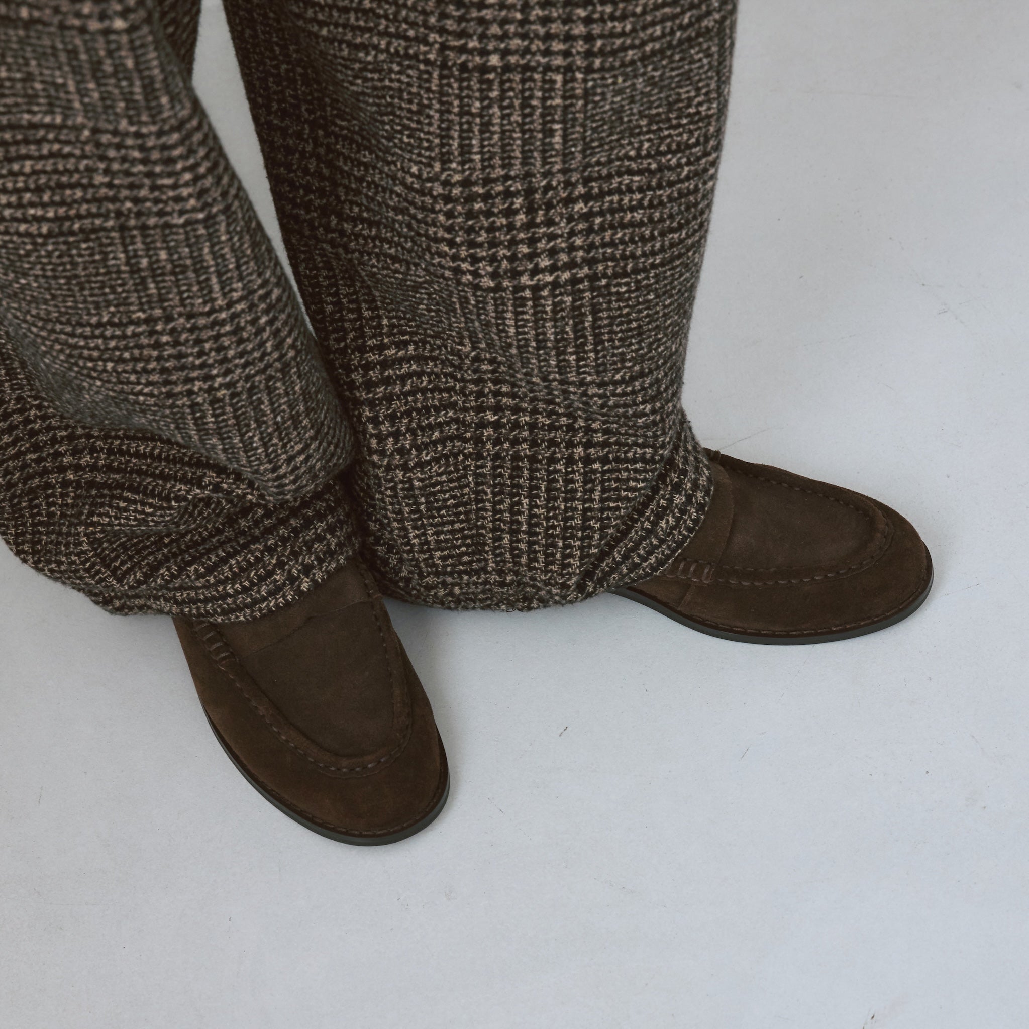 PLAINスエードローファー