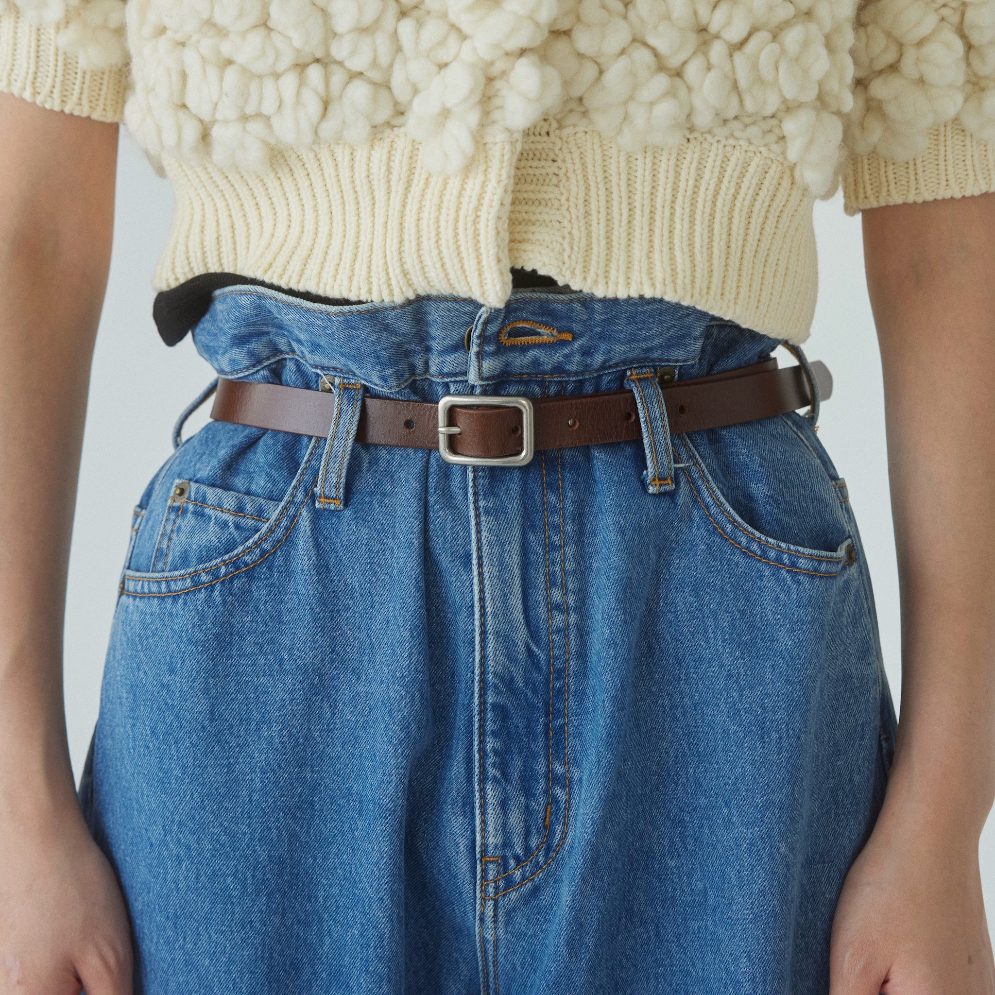 SQUARE BUCKLE MINIベルト