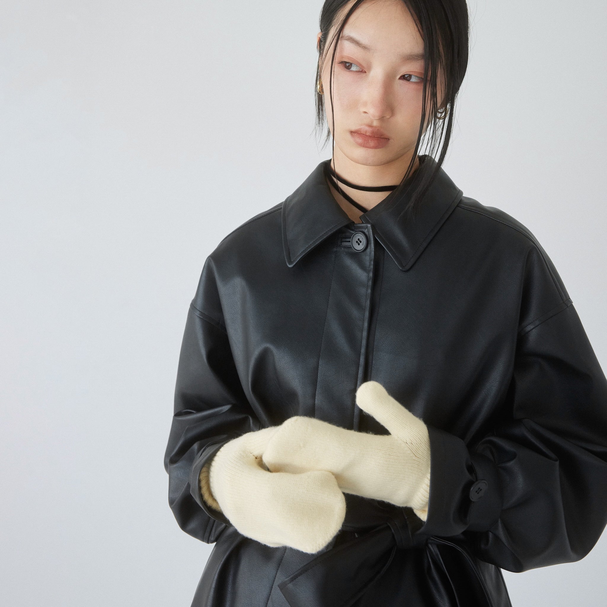 cashmere mix mittens