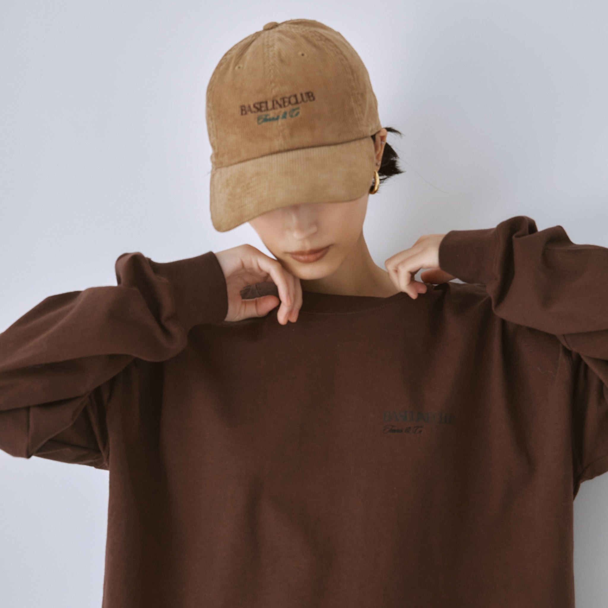 TENNIS CLUB コーデュロイキャップ