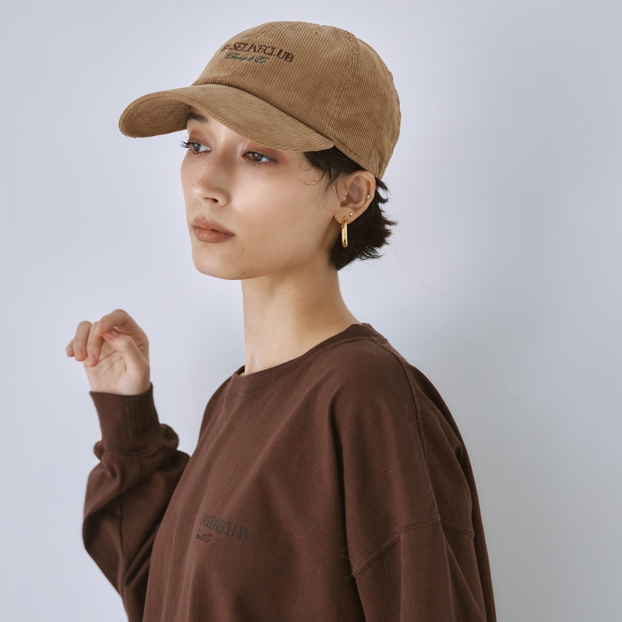 TENNIS CLUB コーデュロイキャップ