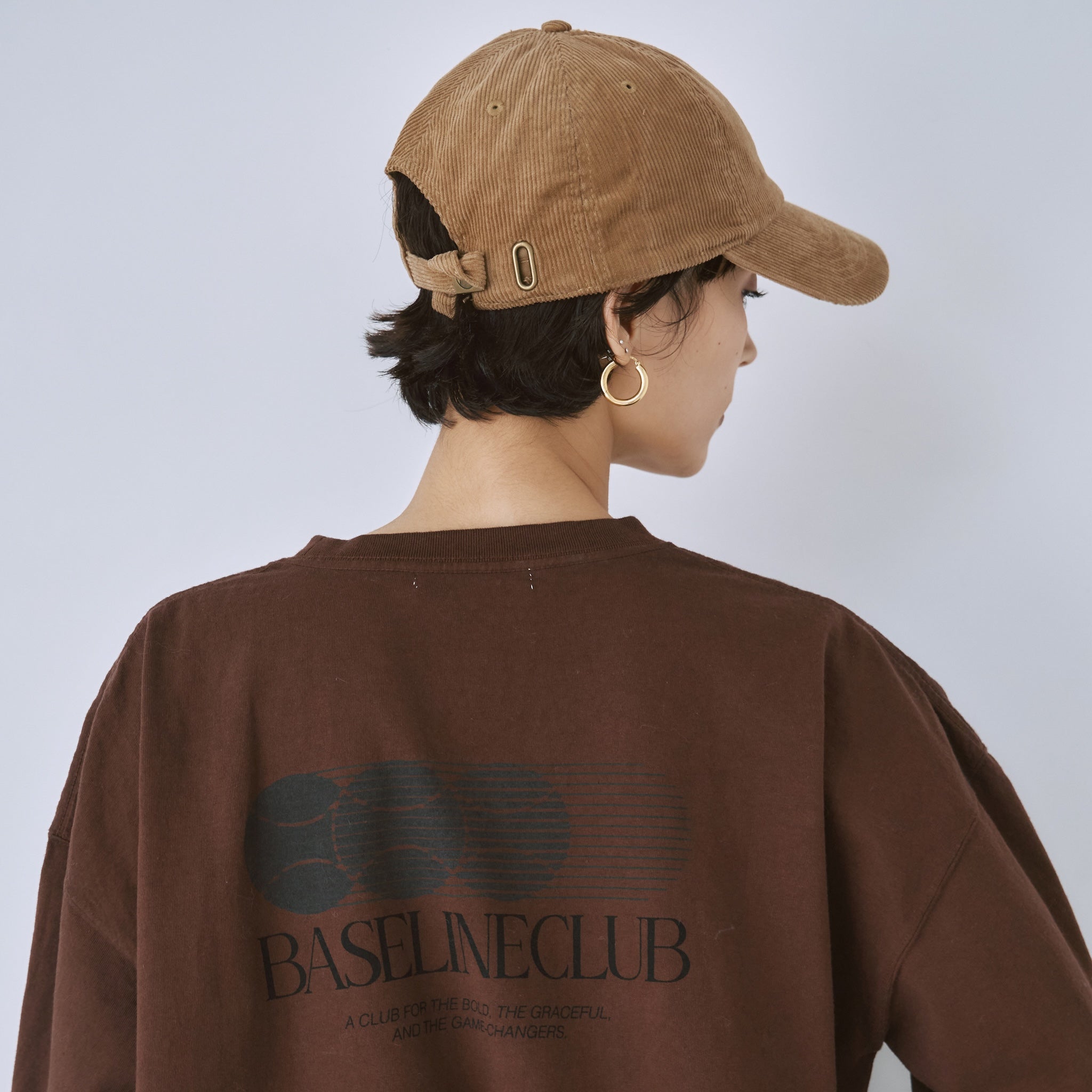 TENNIS CLUB コーデュロイキャップ