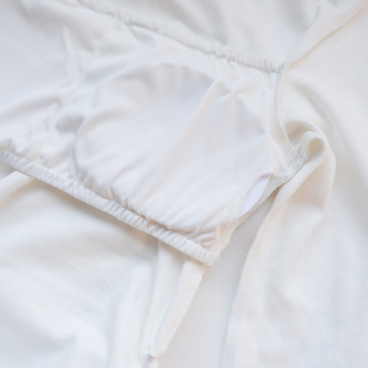 Back Cross Padded Boat Neck Top