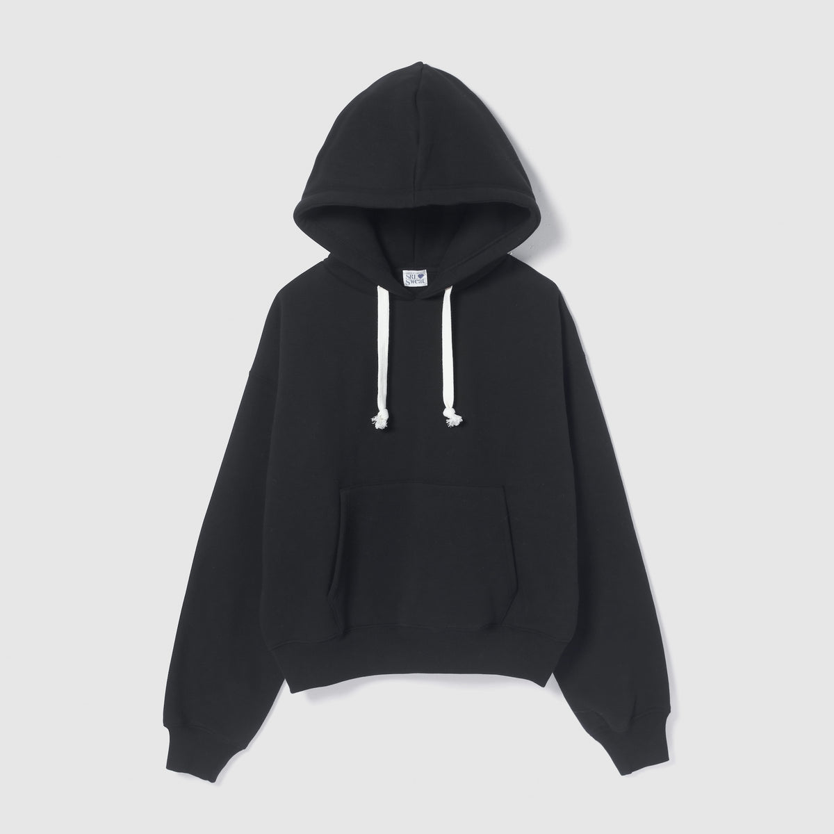Volume Sweat Short Hoodie Pullover
