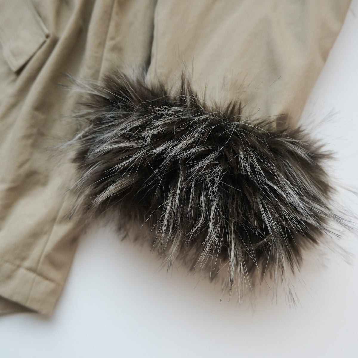 Fur collarドロストフィールドジャケット