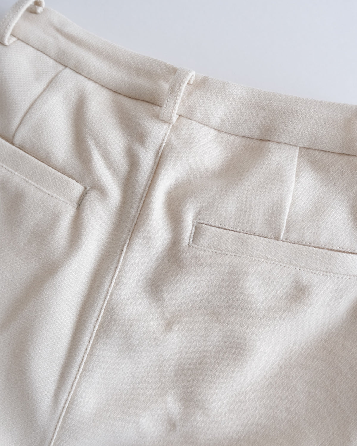 collab Brushed Serge Tuck Slacks