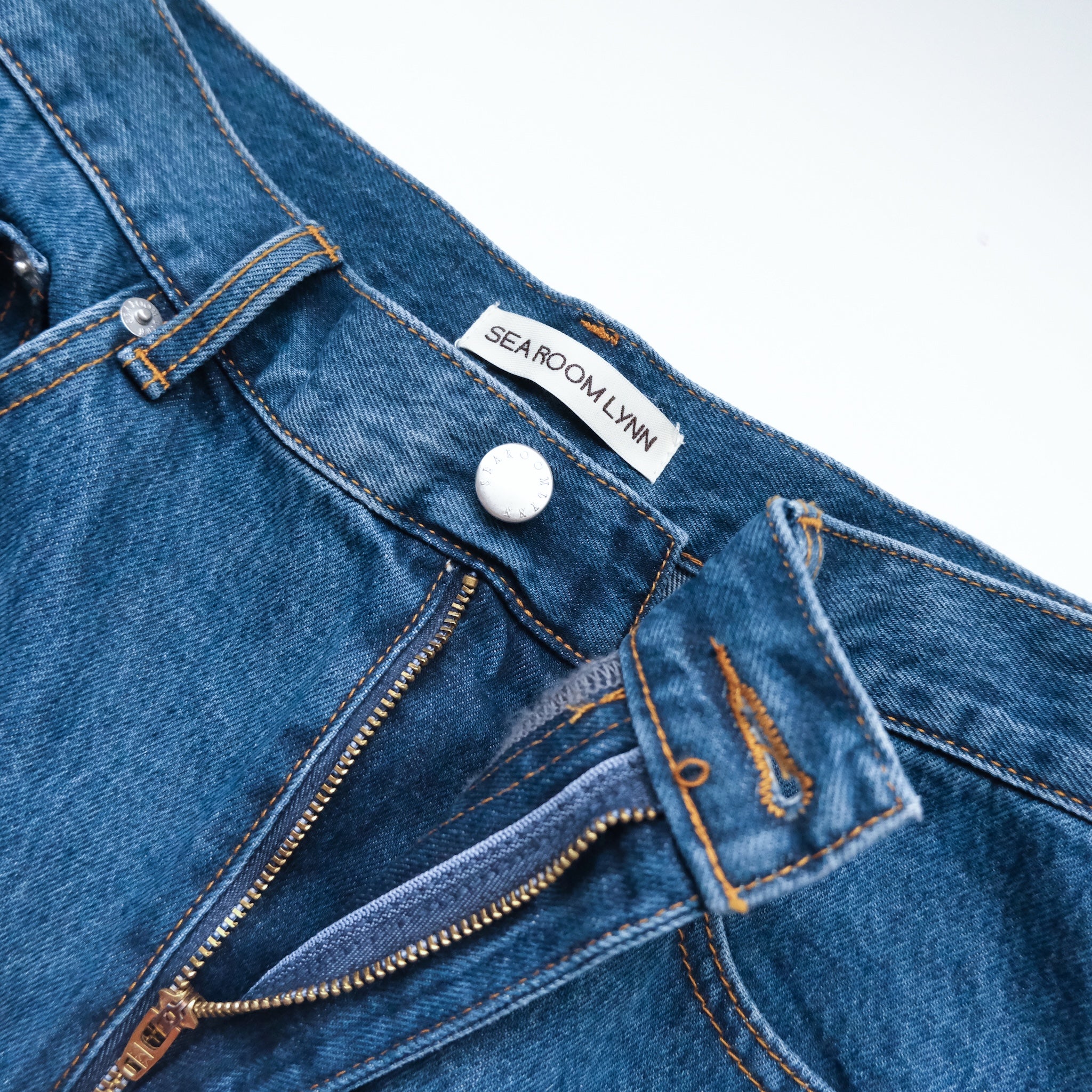 Dropギャザーデニムスカート