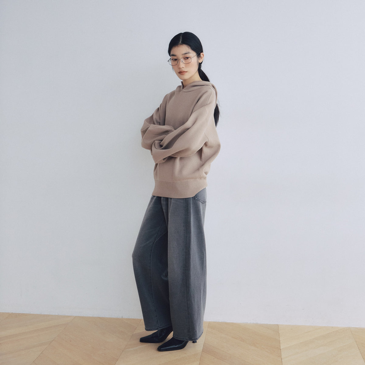 Knit Denim Straight SRN02