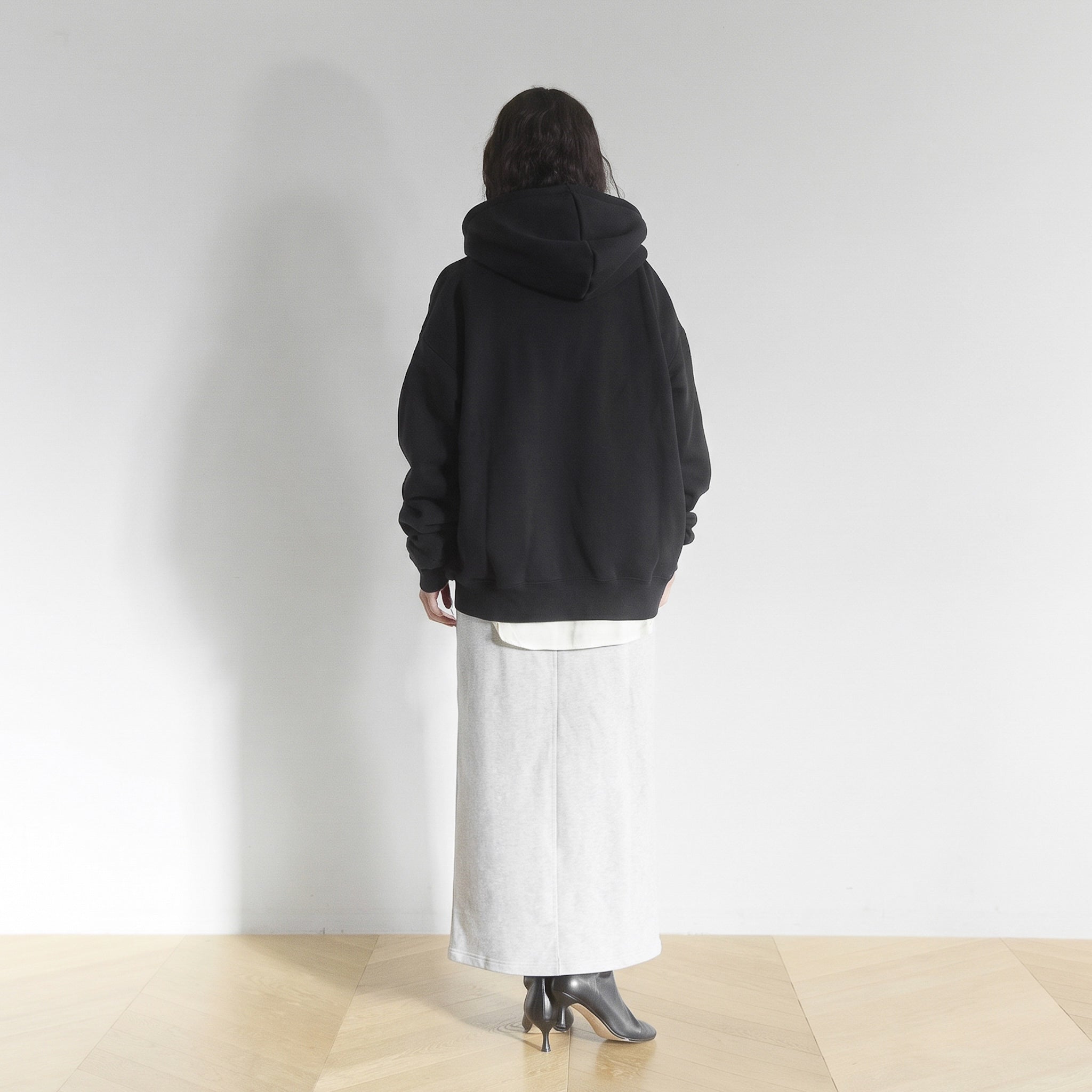 Volume Sweat Slitロングスカート