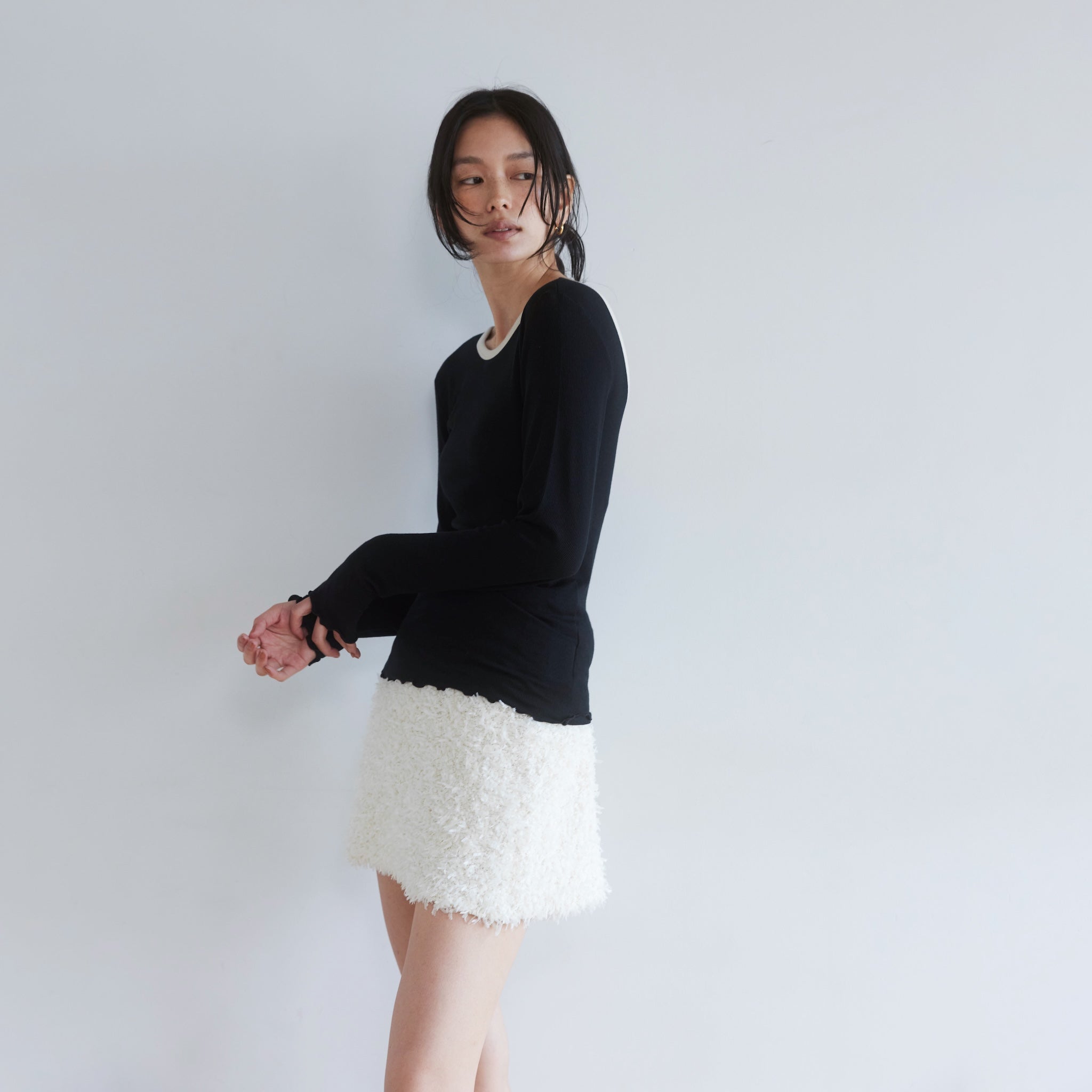 Padded Back U Softtouch RIB Top