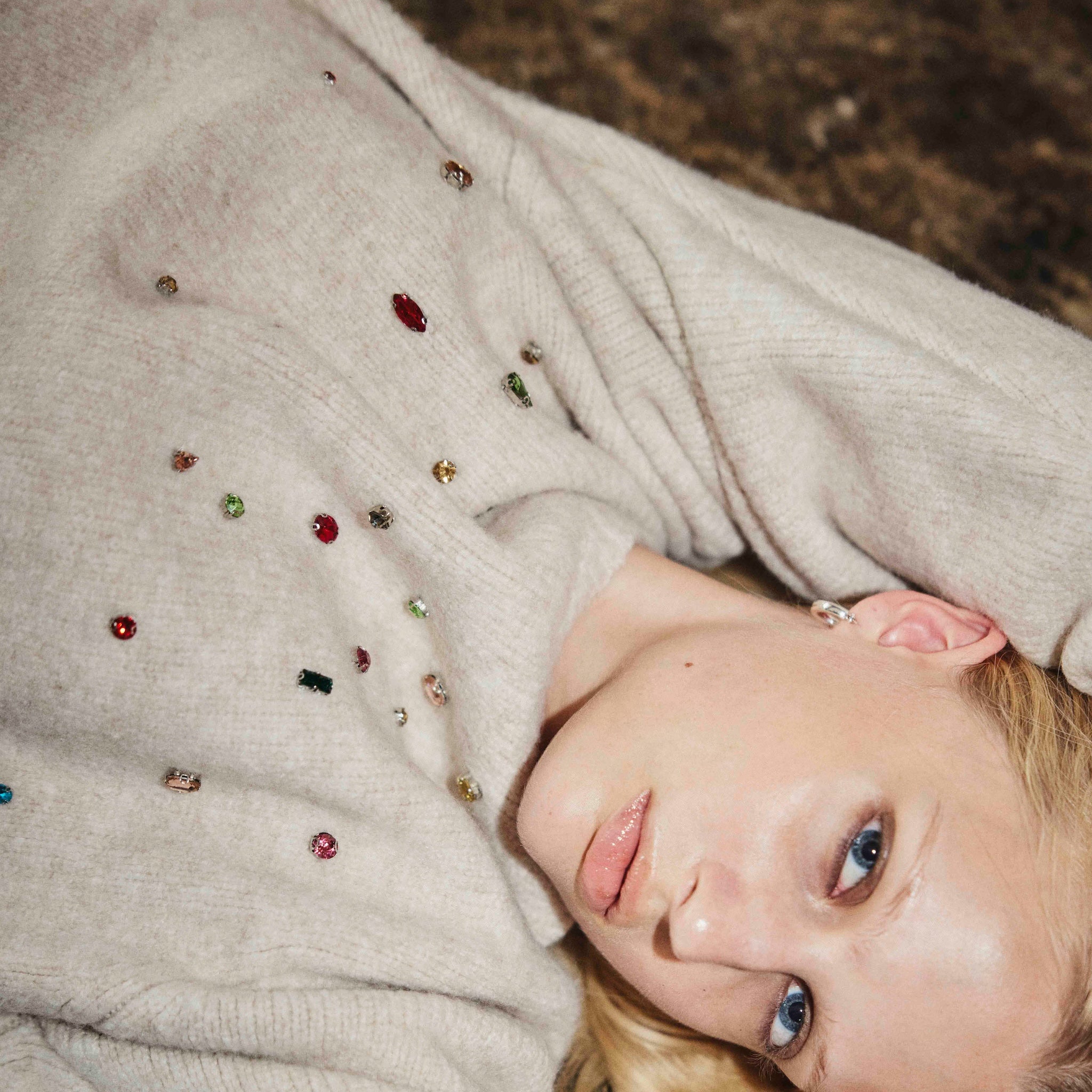 JewelryプルオーバーKnitトップス